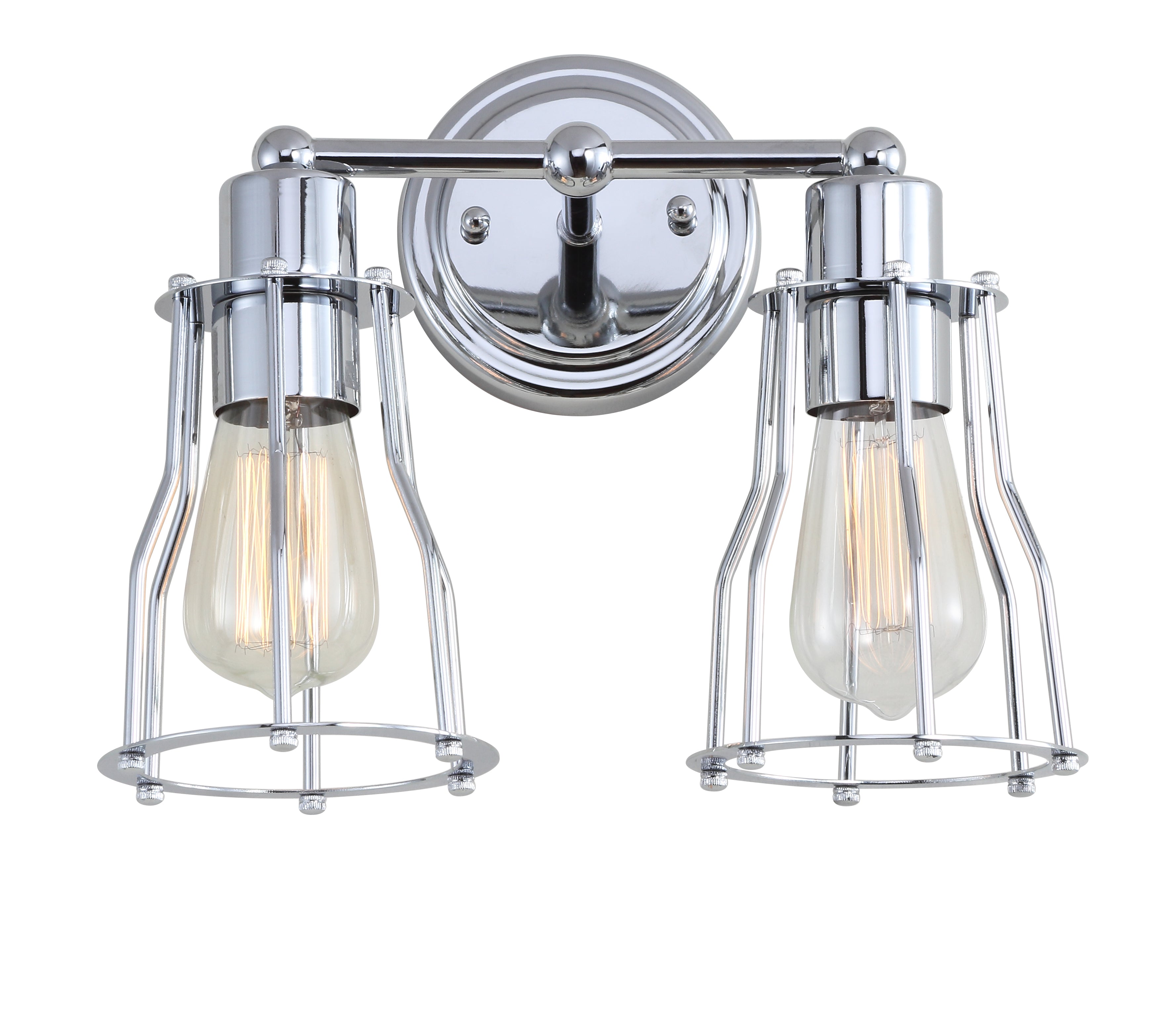 Evelyn 2-light Metal Vanity Light