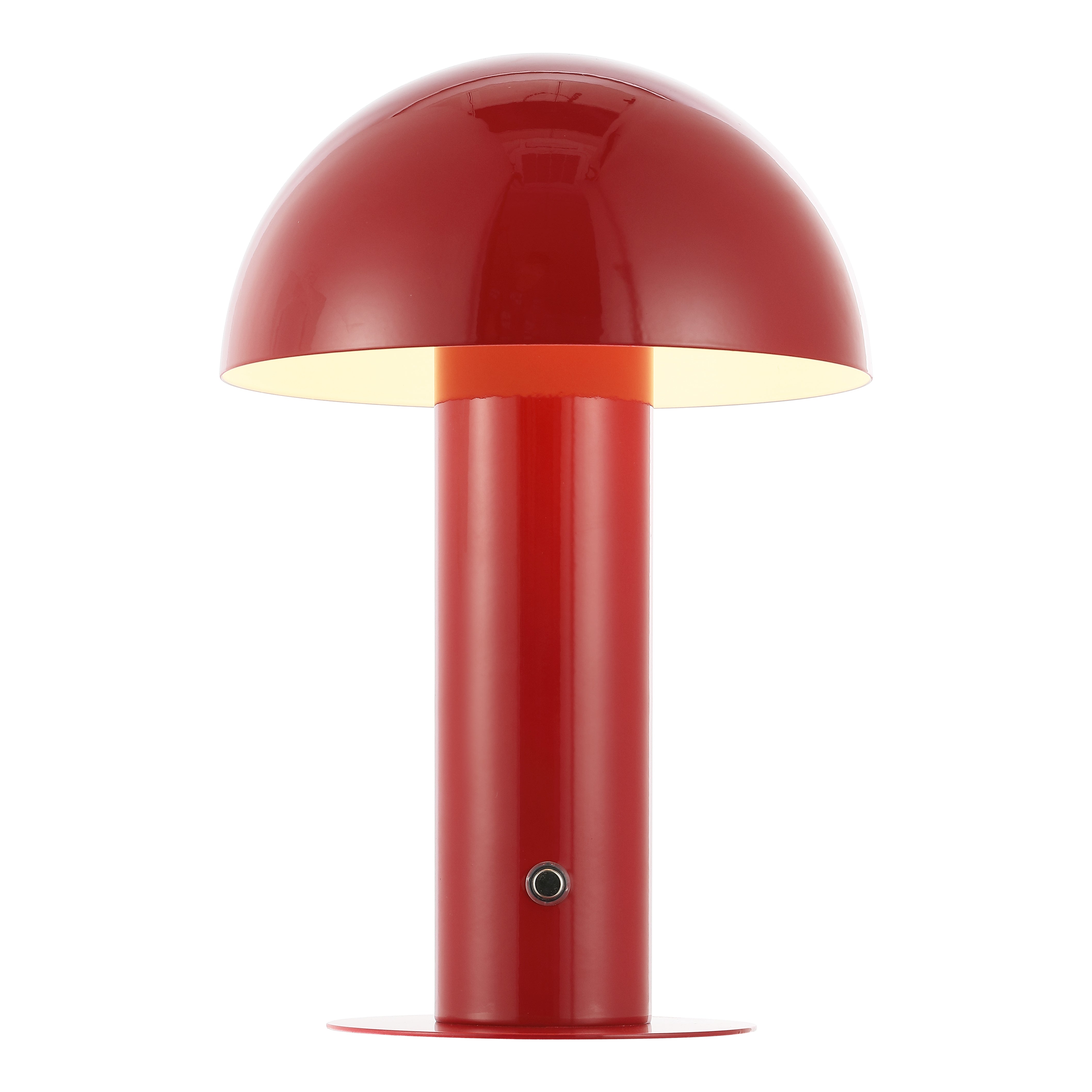 Boletus Contemporary Bohemian Rechargeable/Cordless Iron Dimmable Integrated LED Mushroom Table Lamp