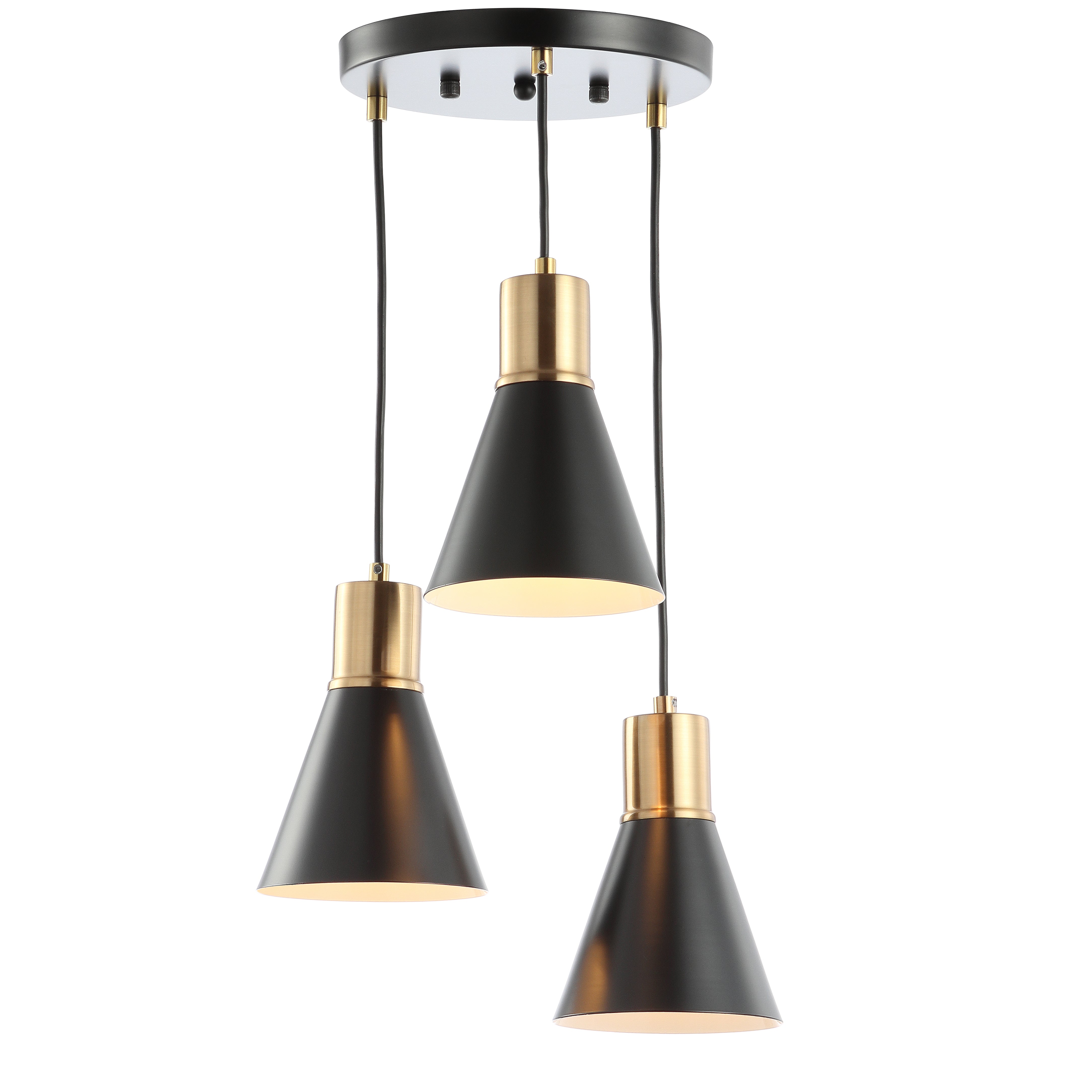 Apollo 3-Light Metal Cluster LED Pendant