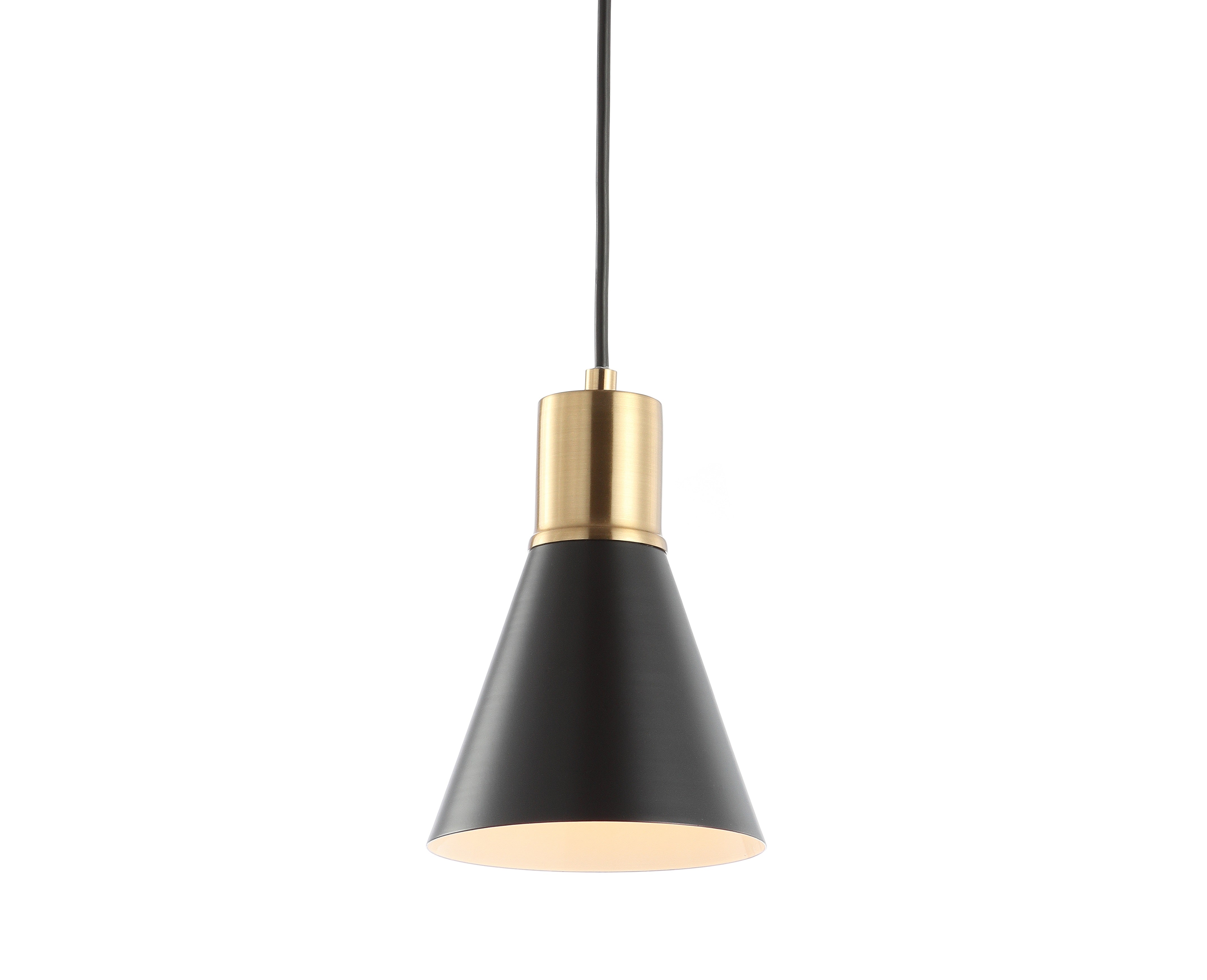 Apollo 1-Light Mid-Century Modern Iron LED Pendant