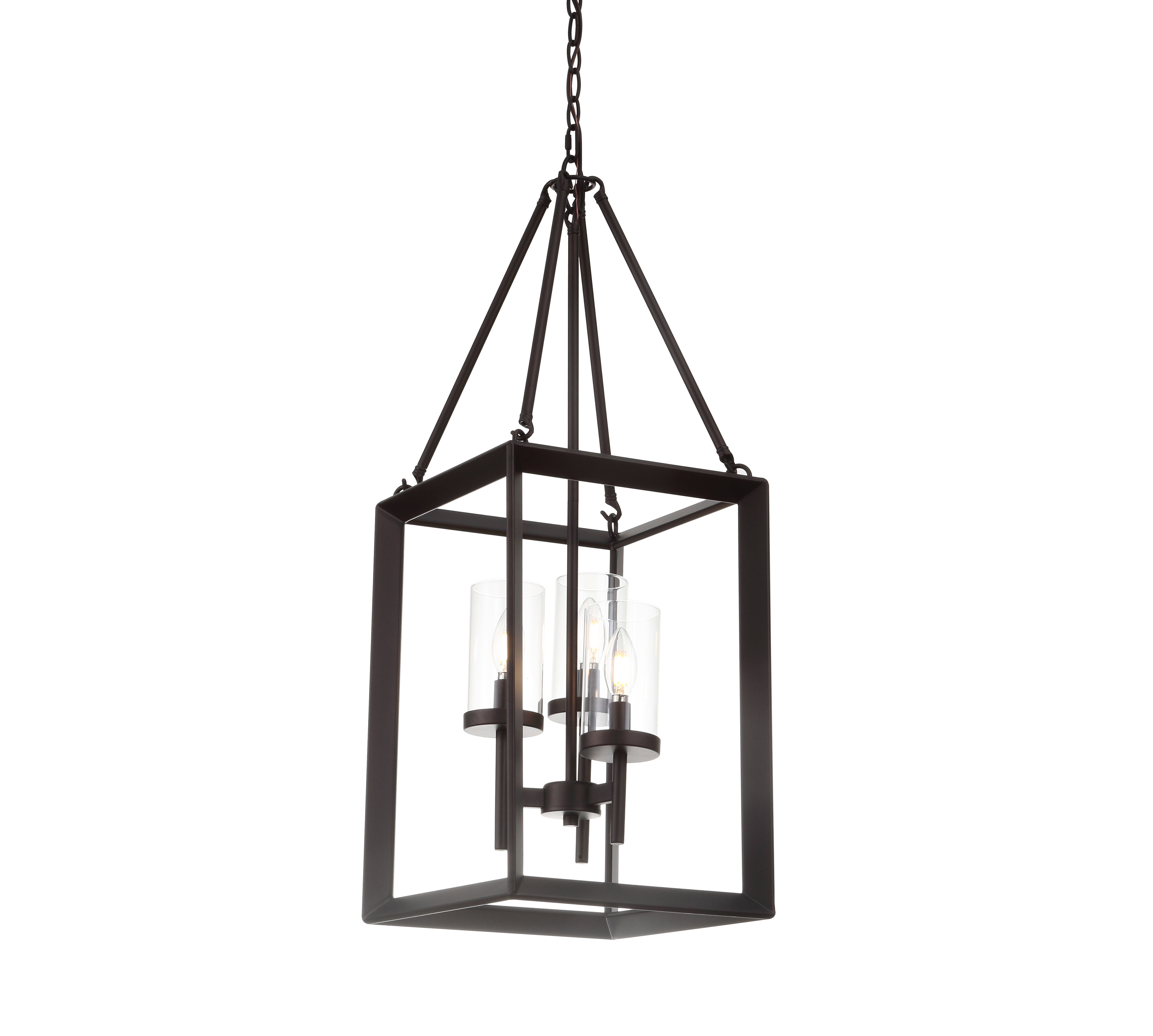 Anna 3-light Metal/Glass LED Pendant