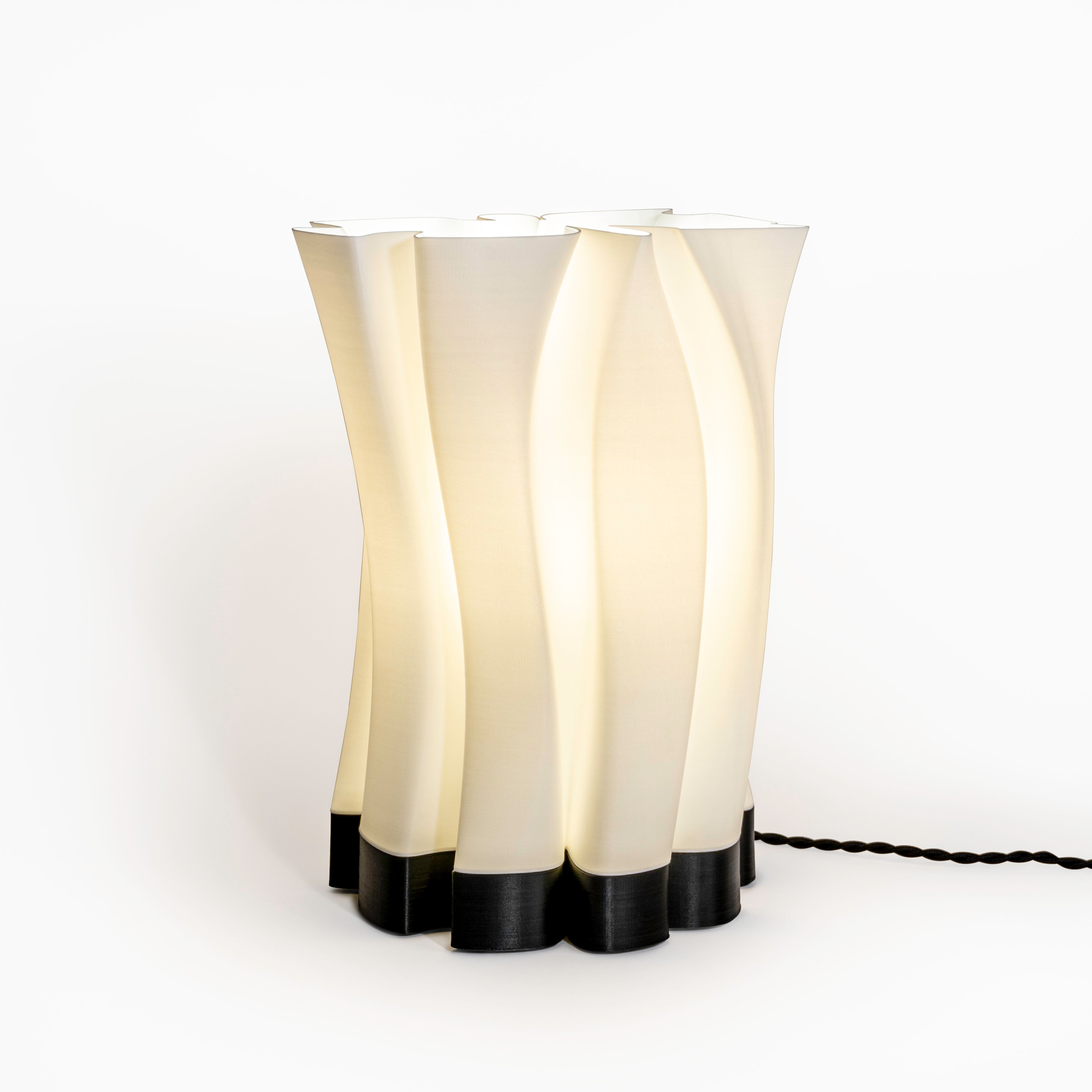 Flame Modern Bohemian Plant-Based PLA 3D Printed Dimmable LED Table Lamp