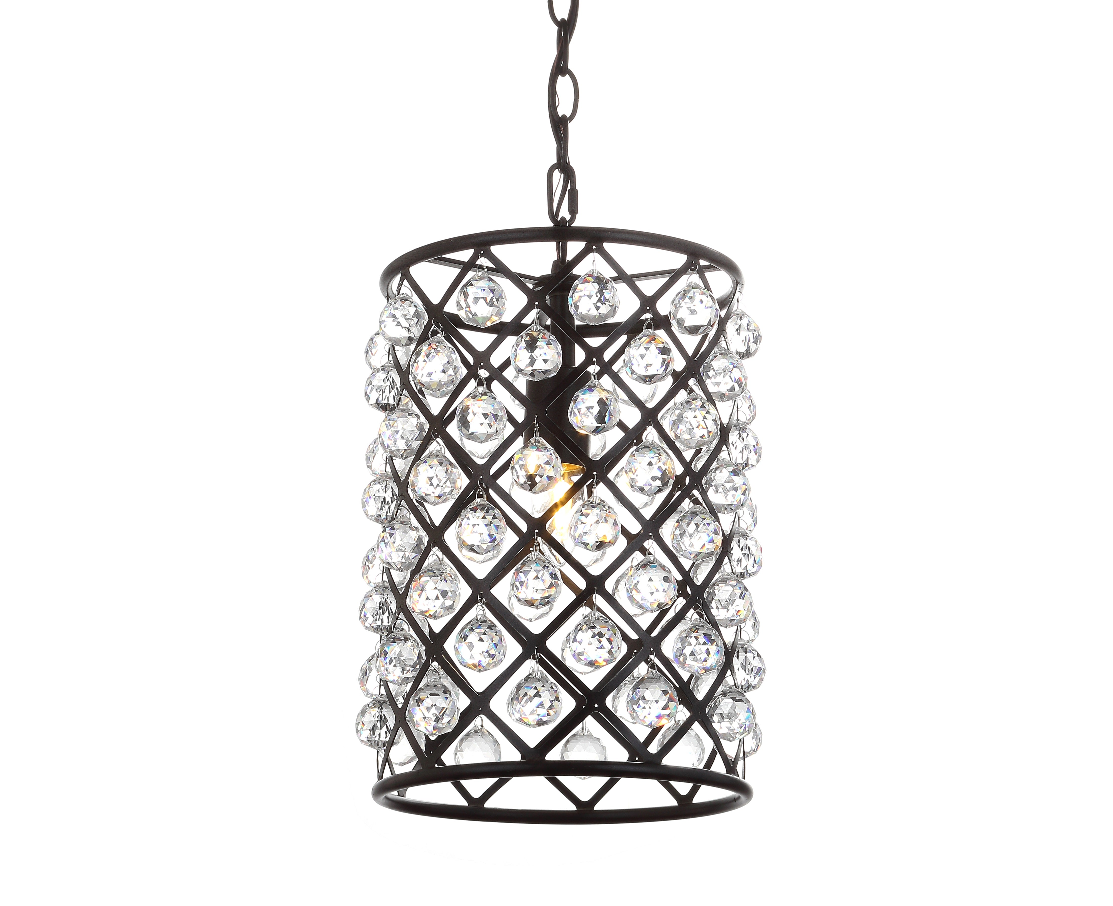 Gabrielle Crystal/Metal LED Pendant