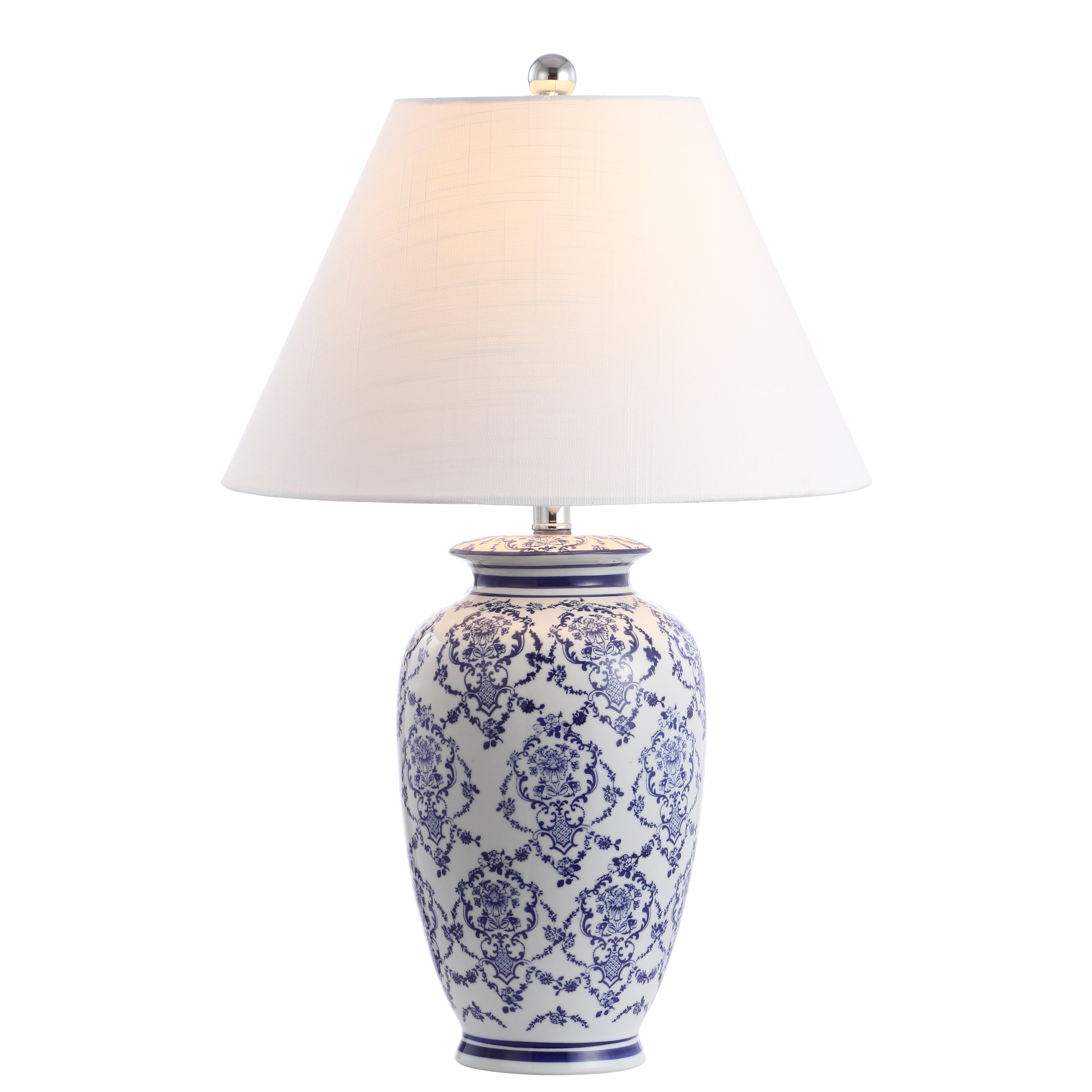 Juliana Chinoiserie Ceramic LED Table Lamp