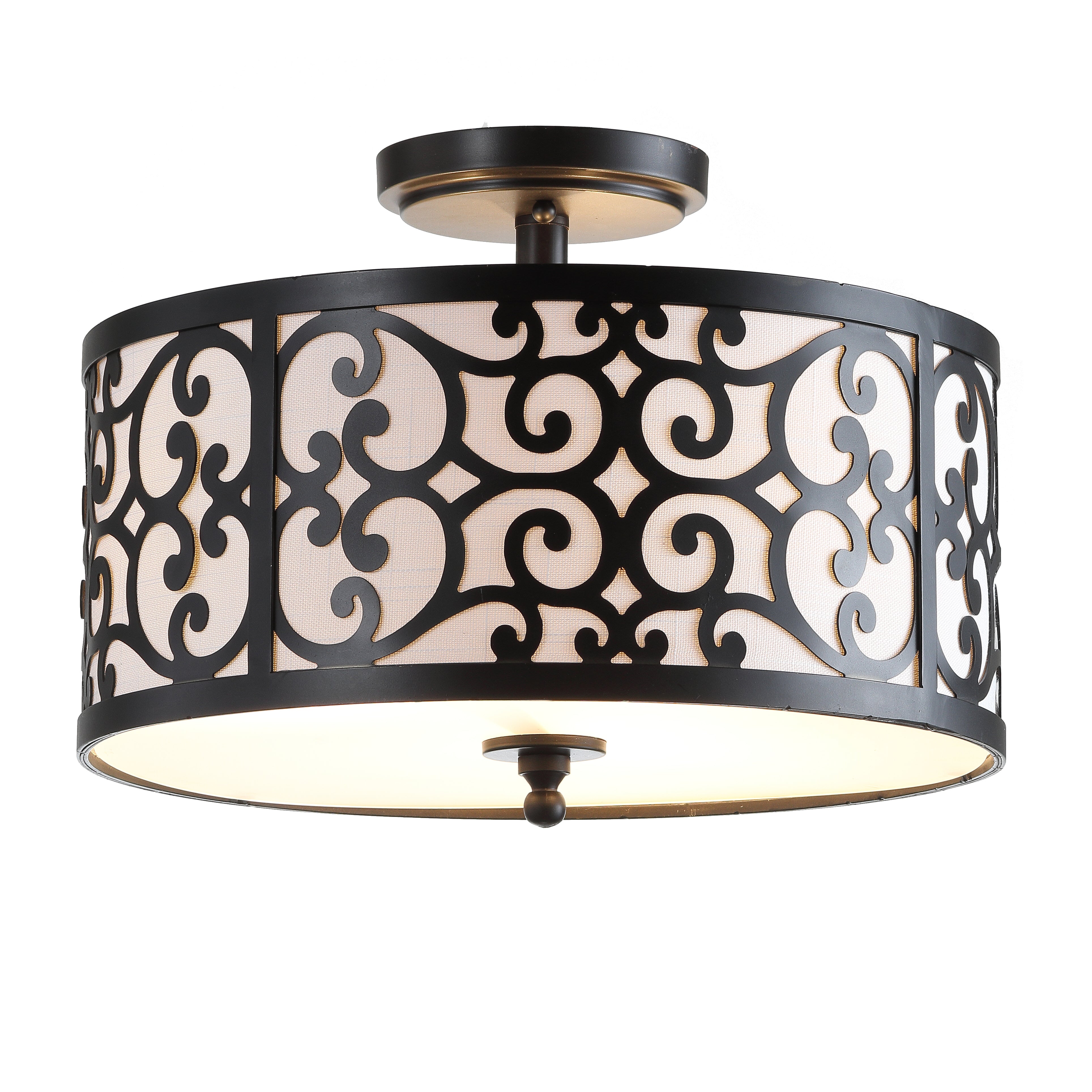 Katherine Metal LED Semi-Flush Mount