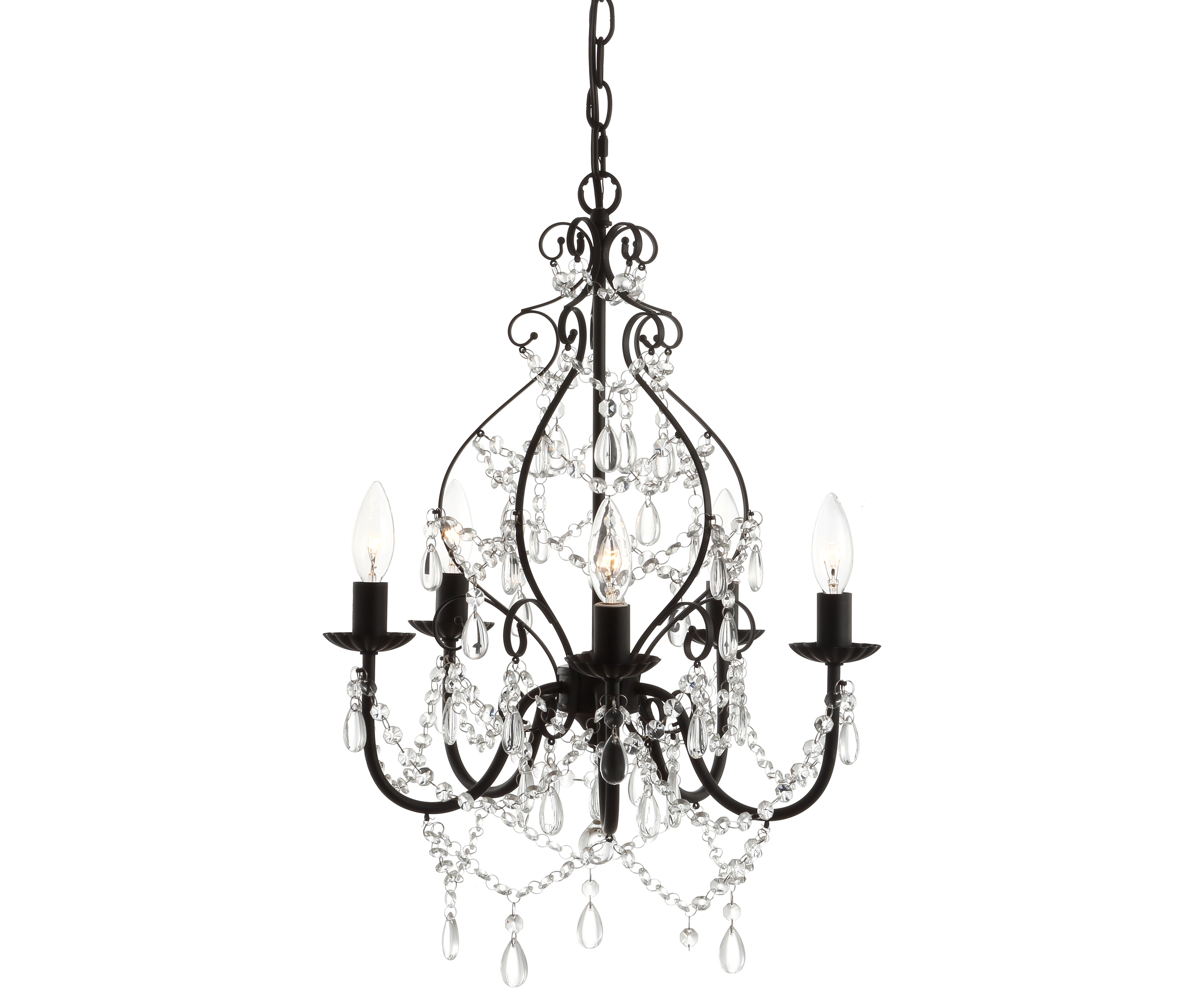 Maura Crystal/Metal LED Chandelier