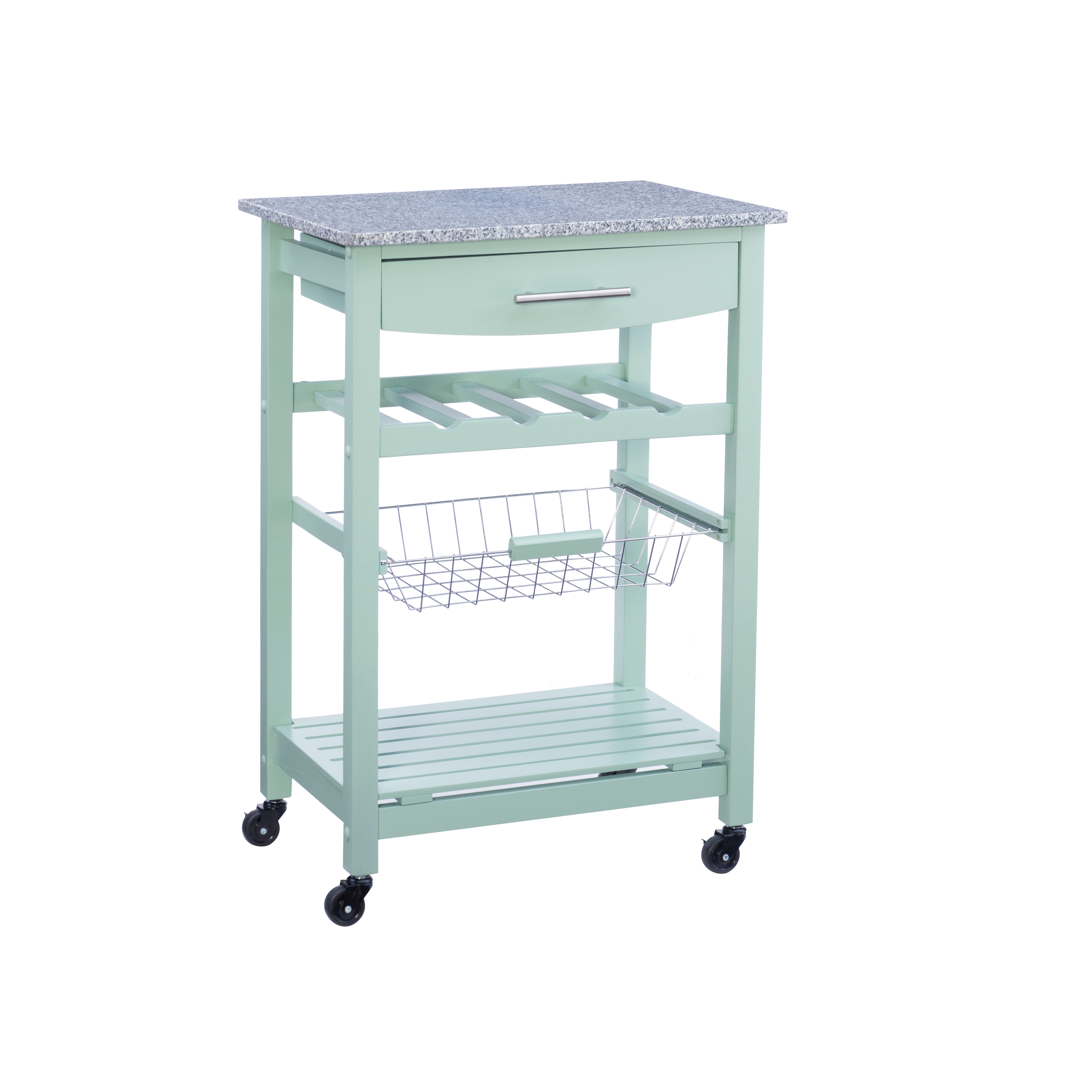 Roger Kitchen Cart Granite Top