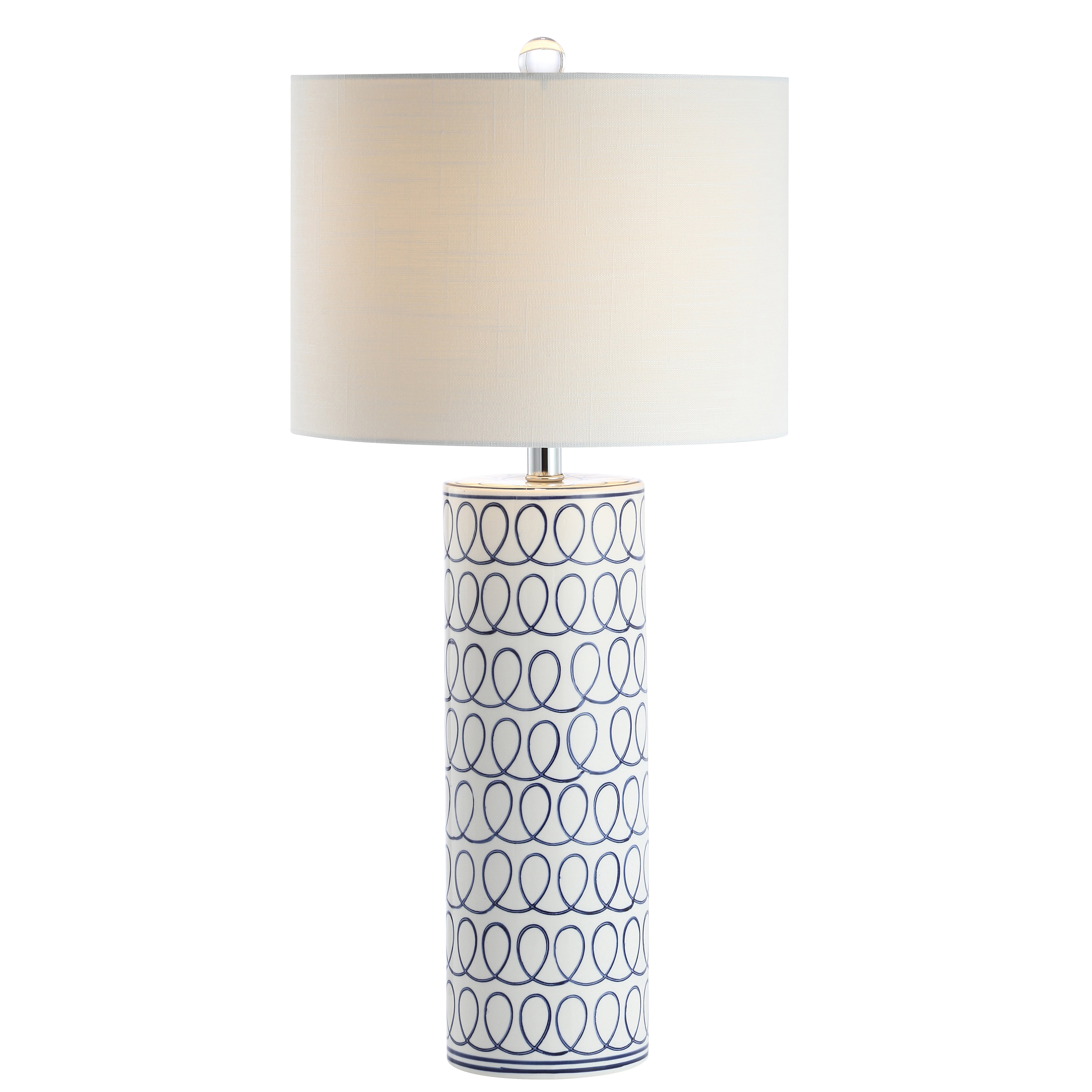 Loop Ceramic Modern Column LED Table Lamp