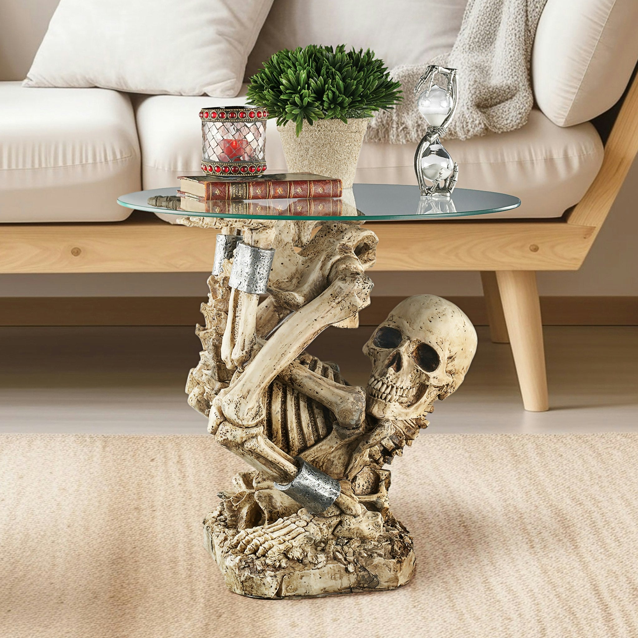 The Contortionist Skeleton Side Table