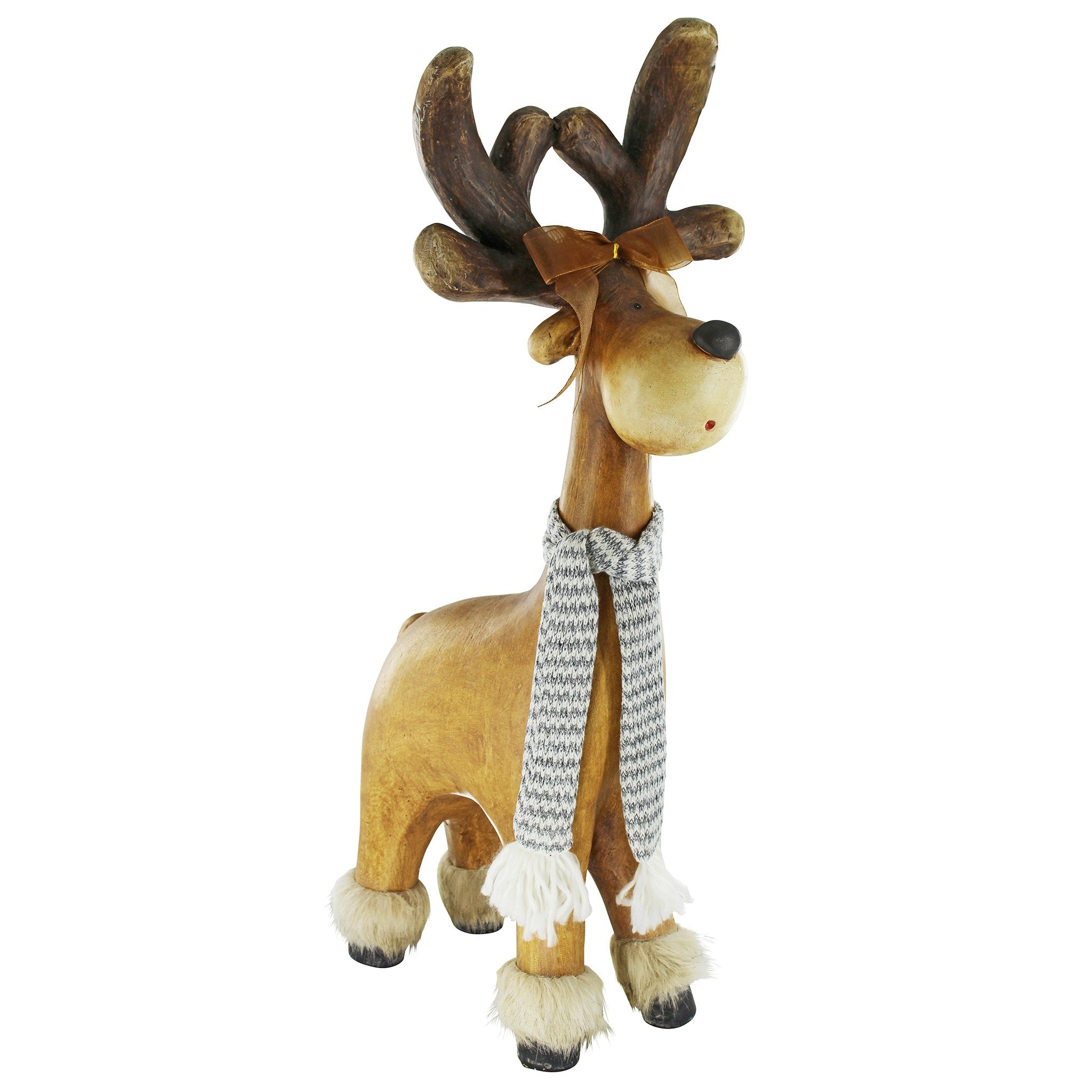 Santa's Second Team Holiday Reindeer Statue: Ambrose