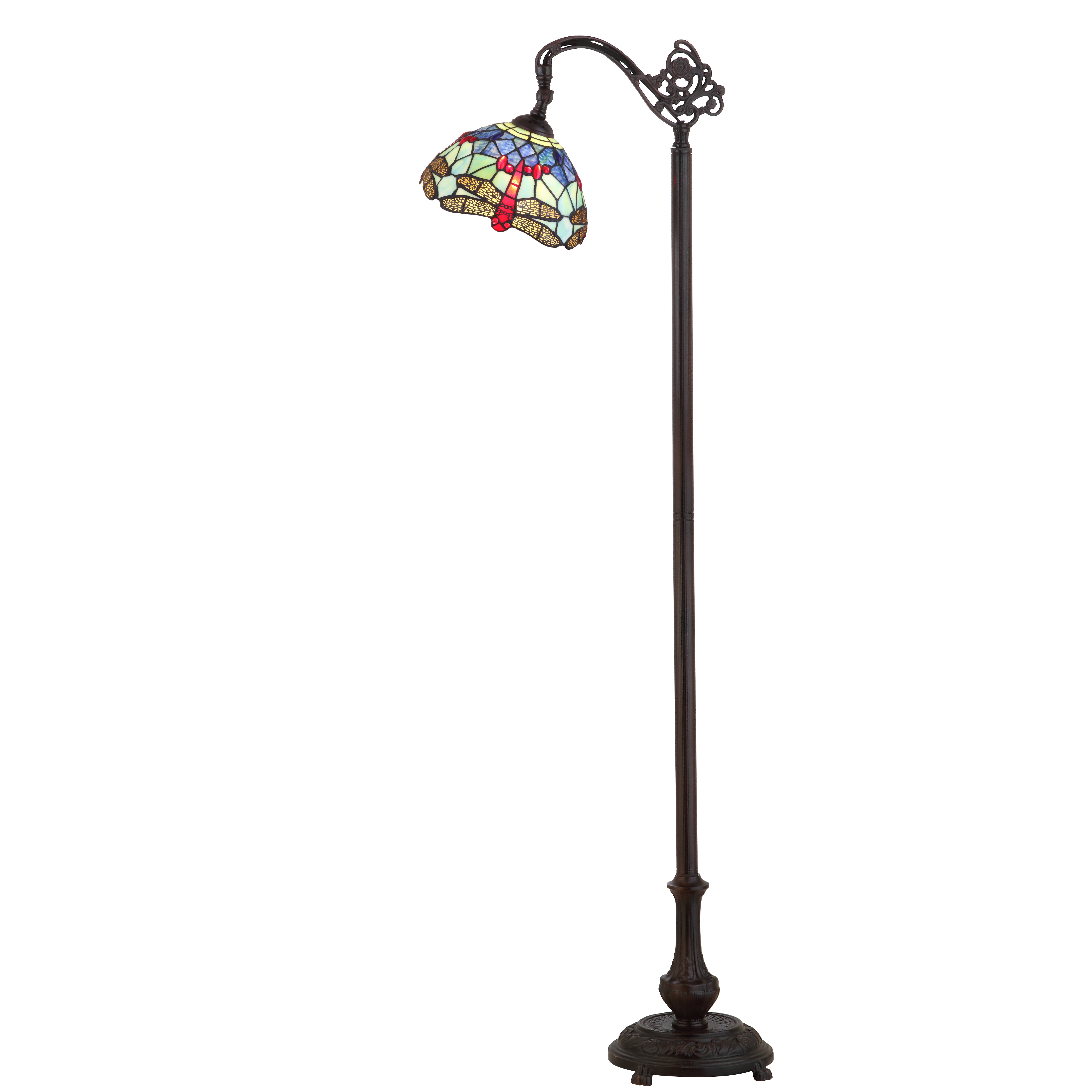 Dragonfly Arched LED Floor Lamp