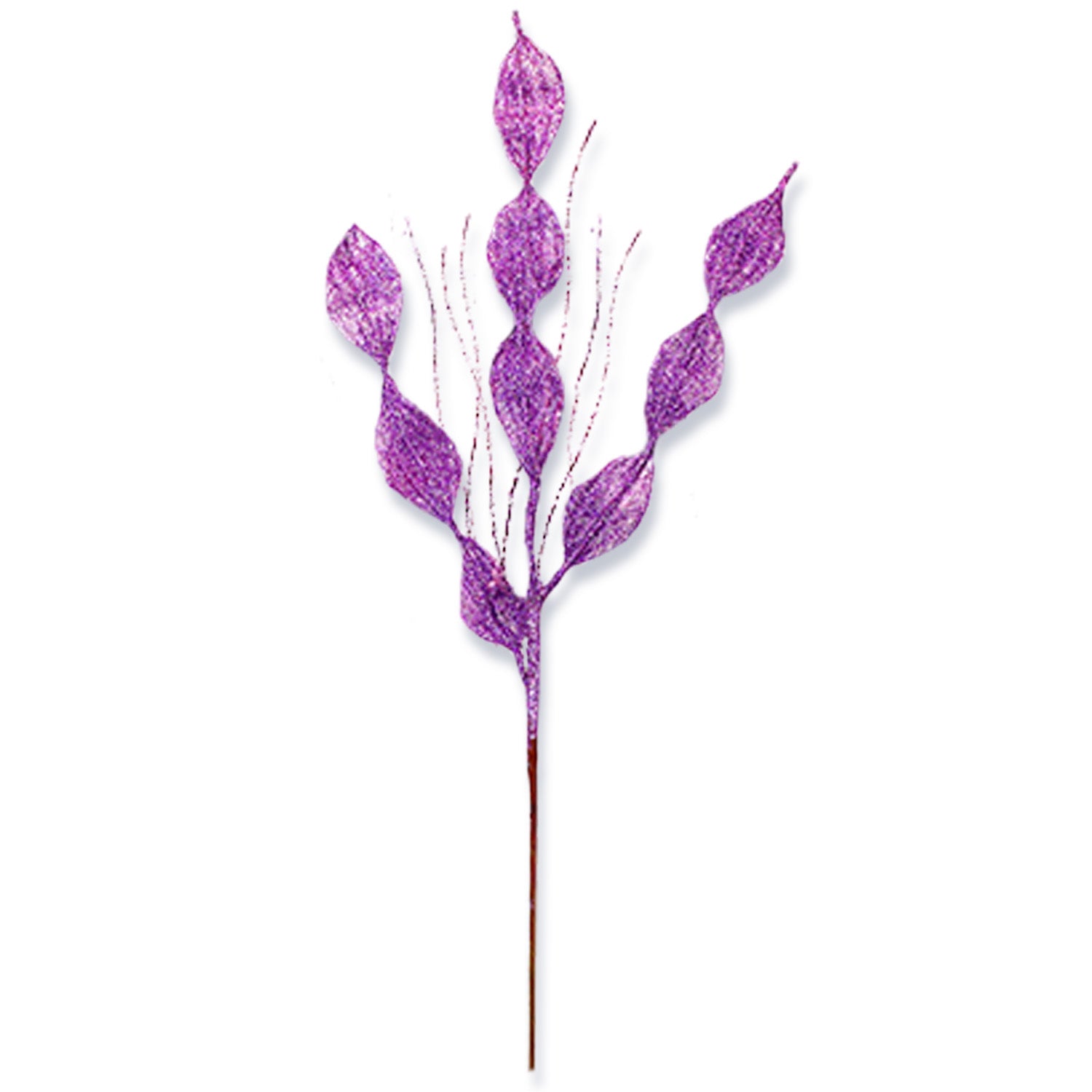 3 Pack of Lavender Leafy Glitter Picks with Lavender Glitter Spray