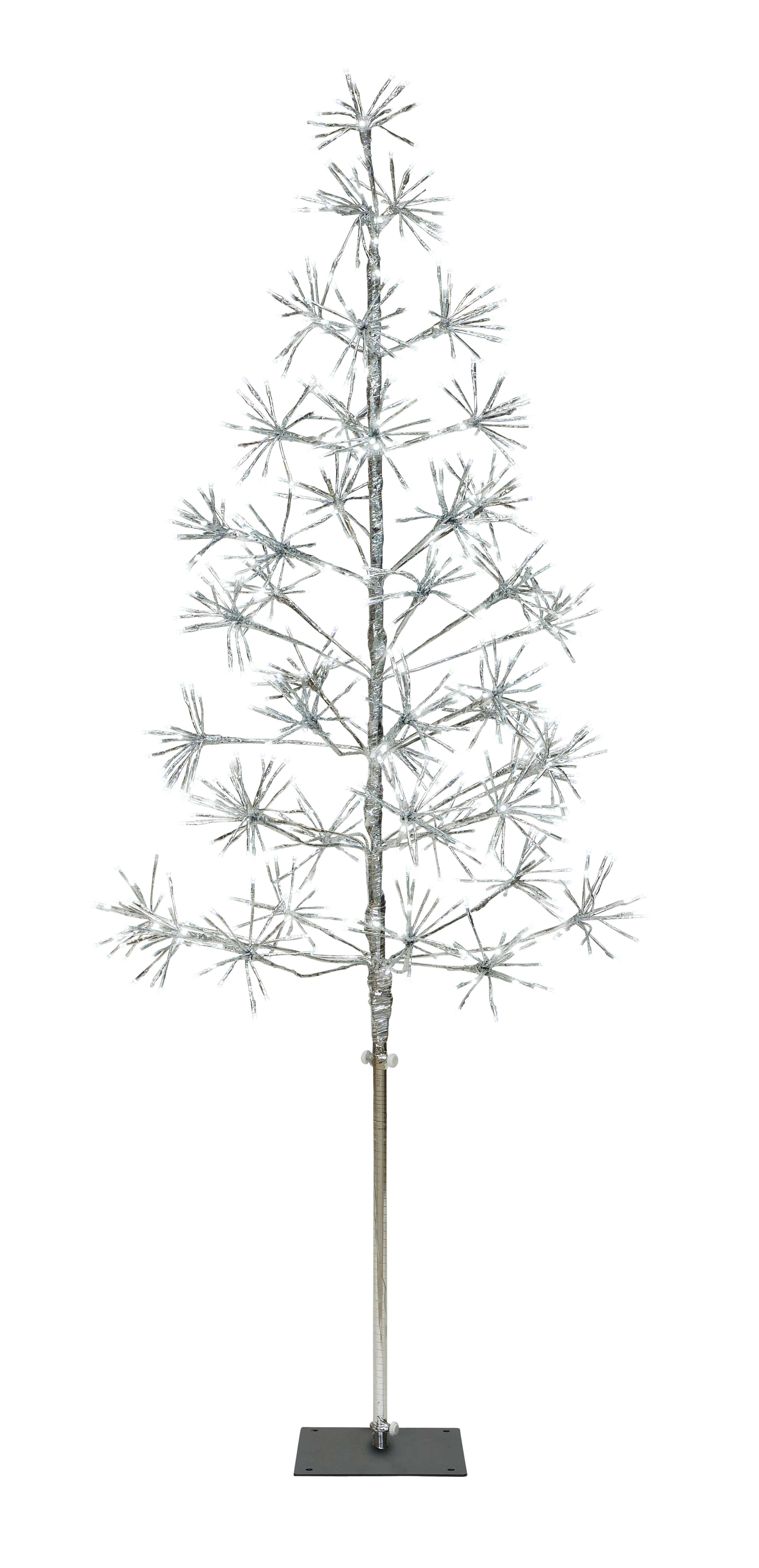 6' Pure White Starburst LED Tree