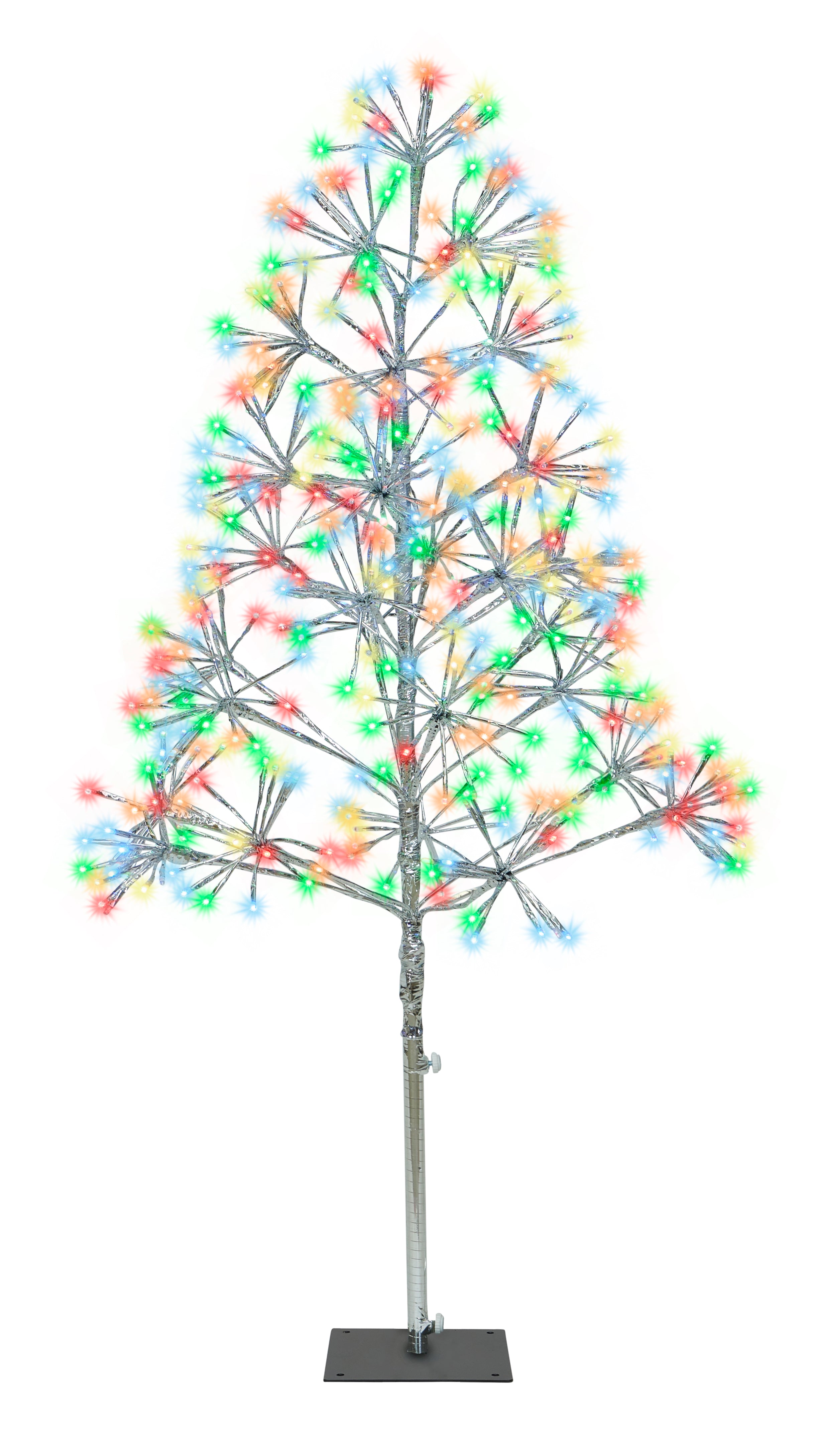 4' Multi Colored Micro LED Tree