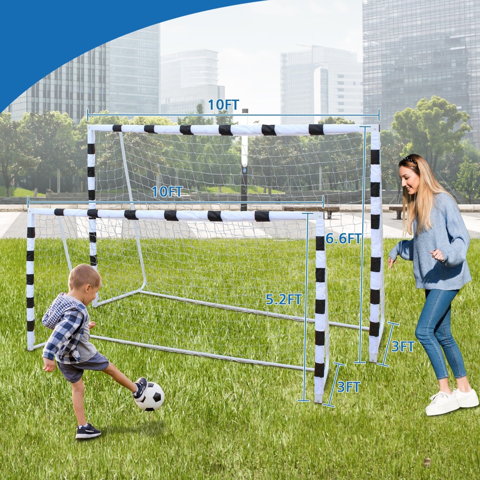 Portable Soccer Net 5.2ft High