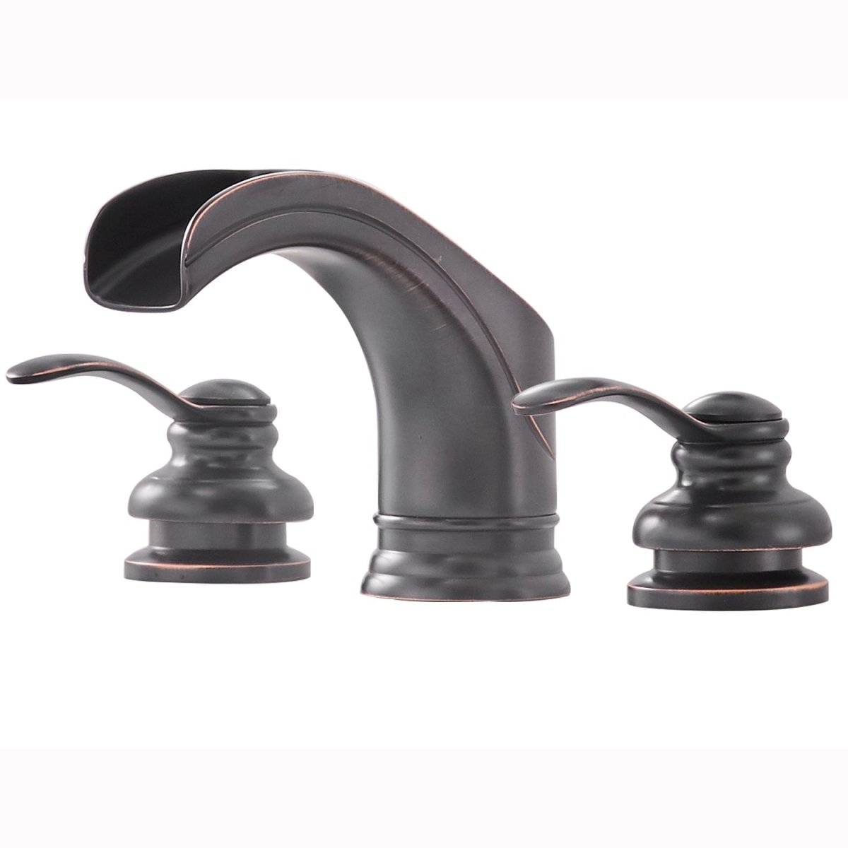 8 in Waterfall 2-Handle Bathroom Faucet Oil Rubbed Bronze