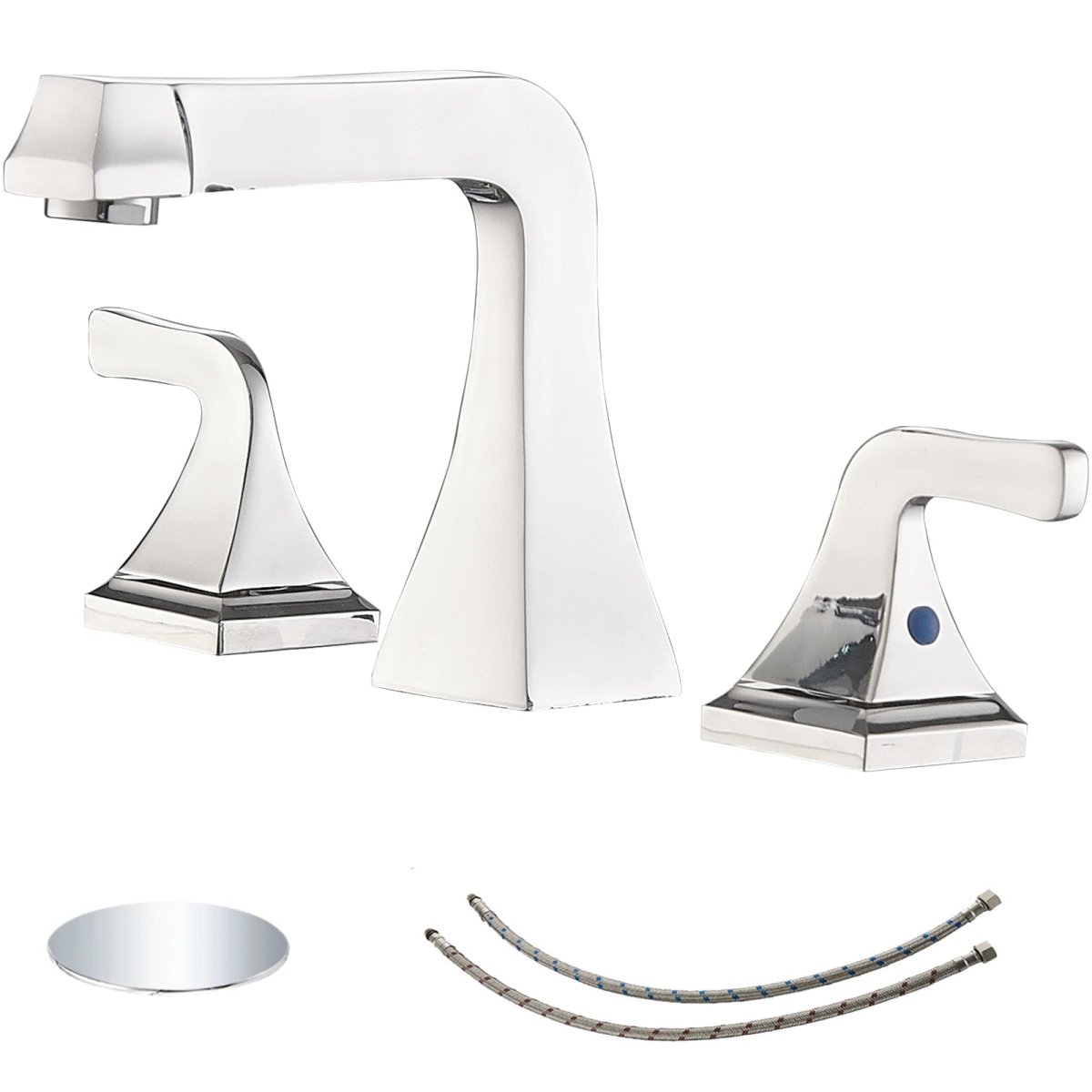 8 in 2-Handle Bathroom Sink Faucet in Polished Chrome