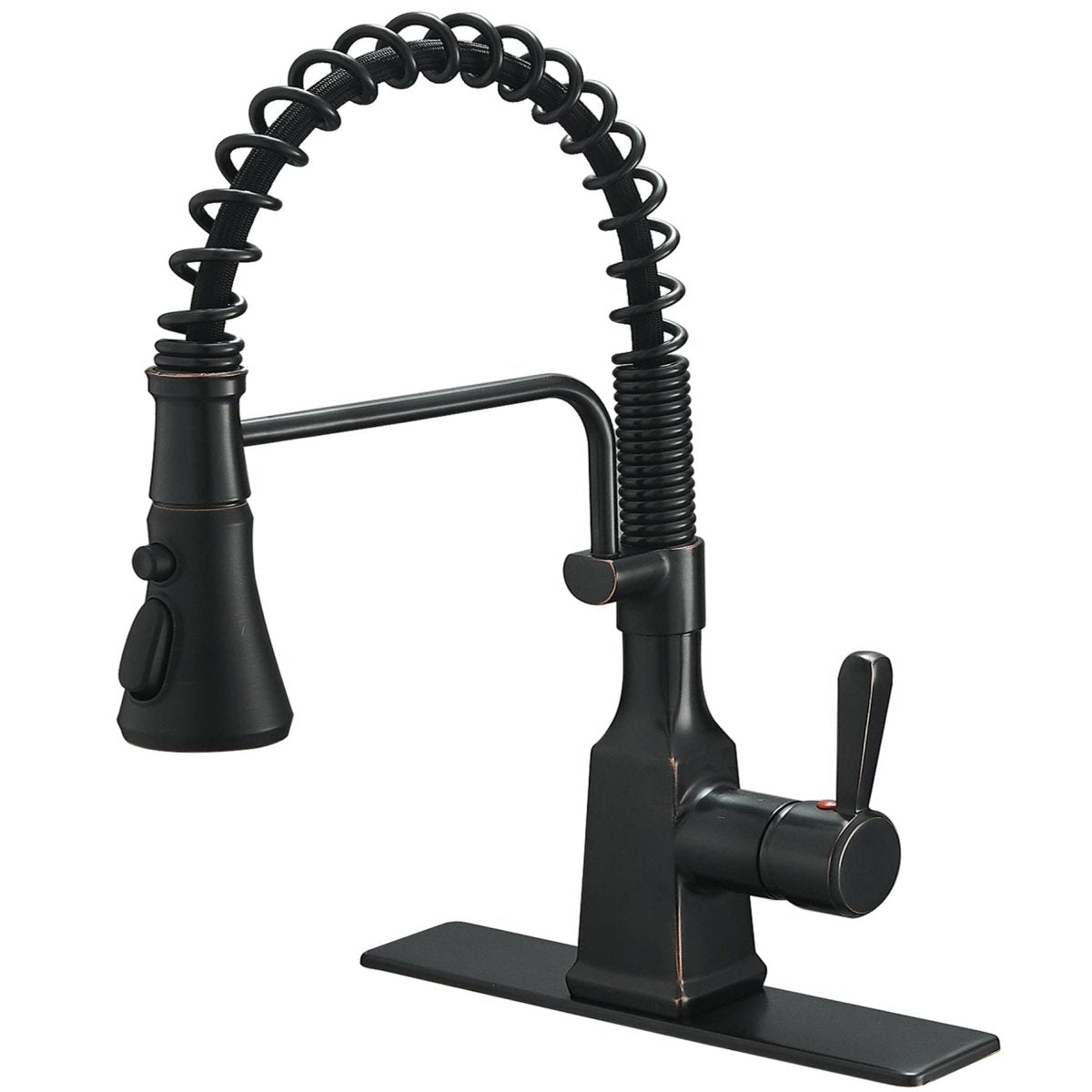 Single-Hole Sprayer 3 Spray Kitchen Faucet Oil Rubbed Bronze