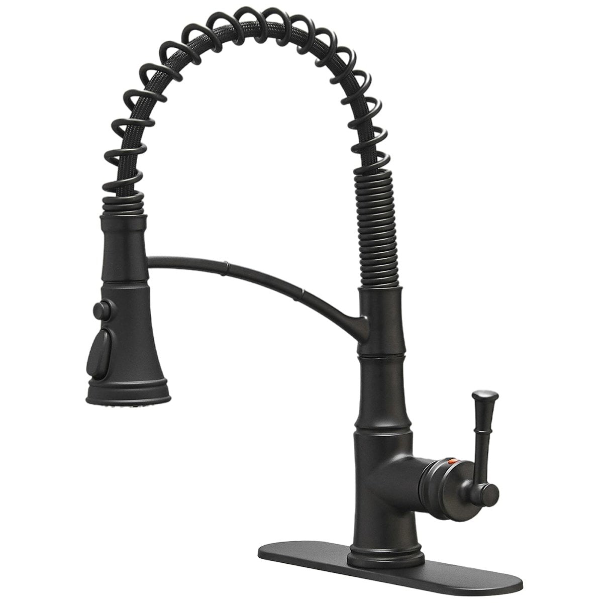 Single-Handle Pull-Down Sprayer 3 Spray Kitchen Faucet Black