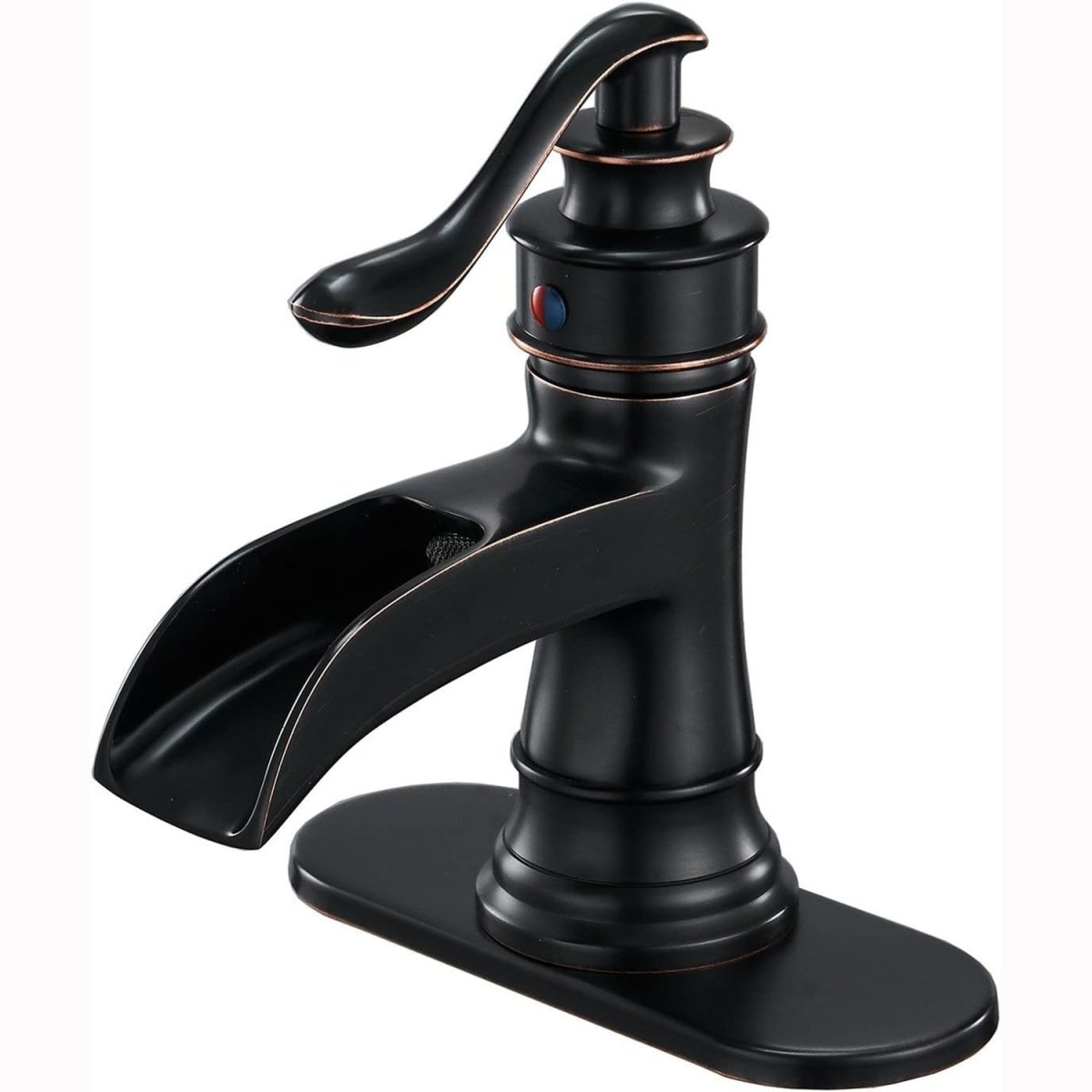 Waterfall Single Hole l Bathroom Faucet Oil Rubbed Bronze