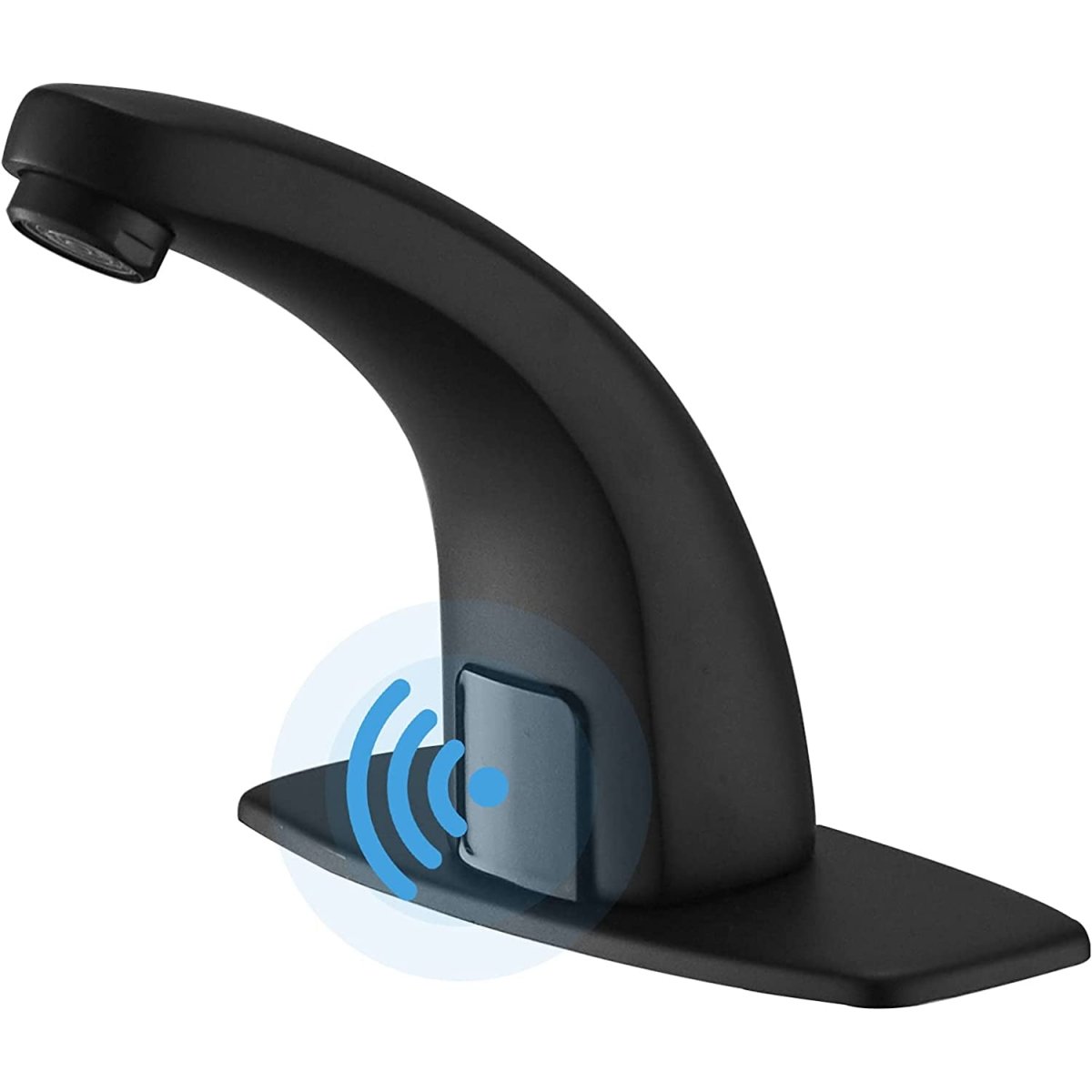 Automatic Sensor Touchless Bathroom Sink Faucet Matte Black