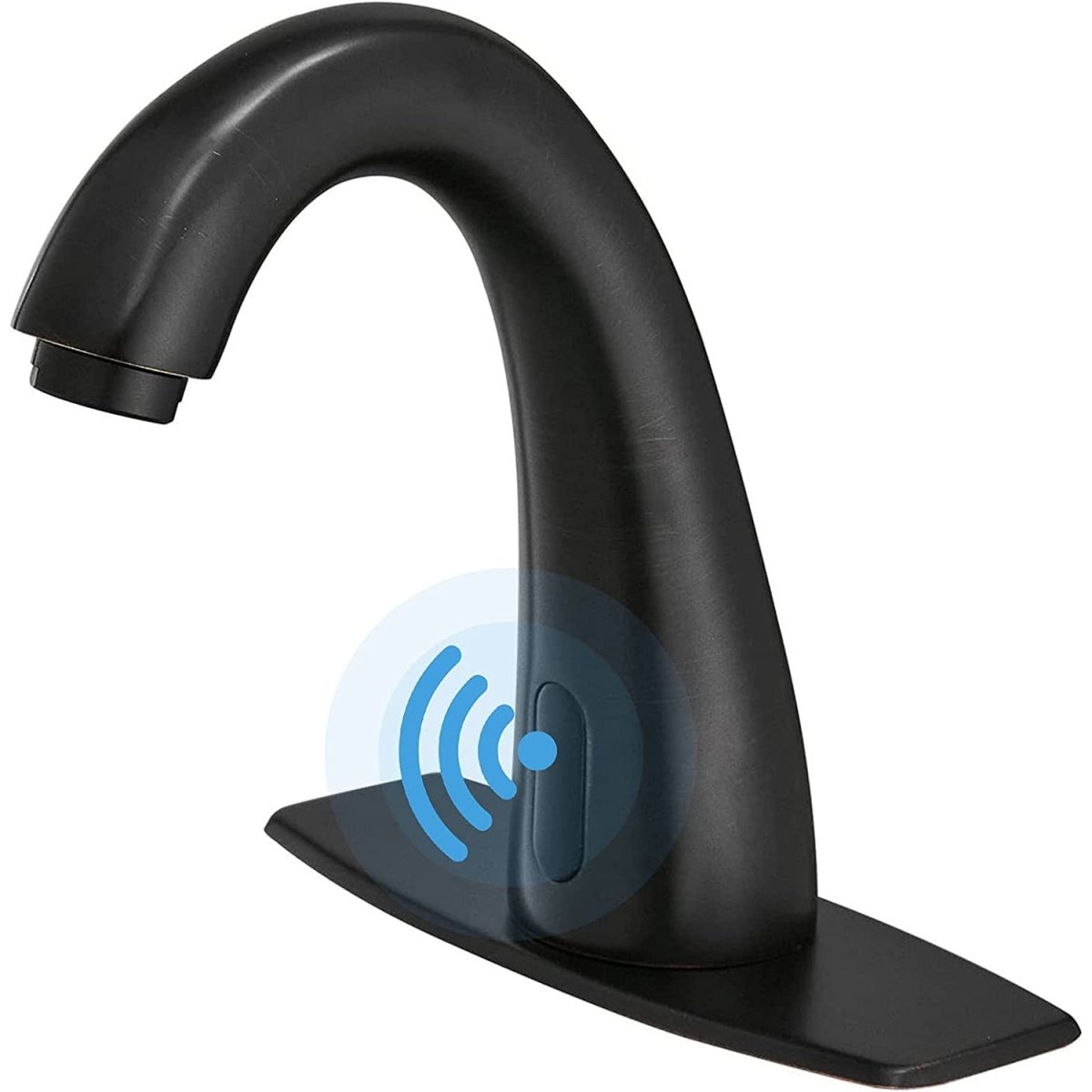 Touchless Bathroom Faucet with Deckplate Oil Rubbed Bronze