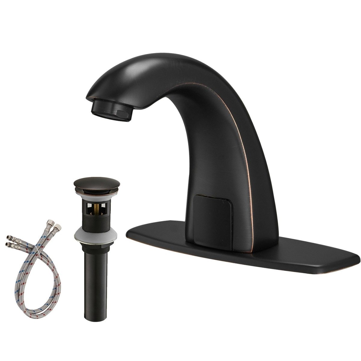 Touchless Single Hole Bathroom Faucet Oil Rubbed Bronze