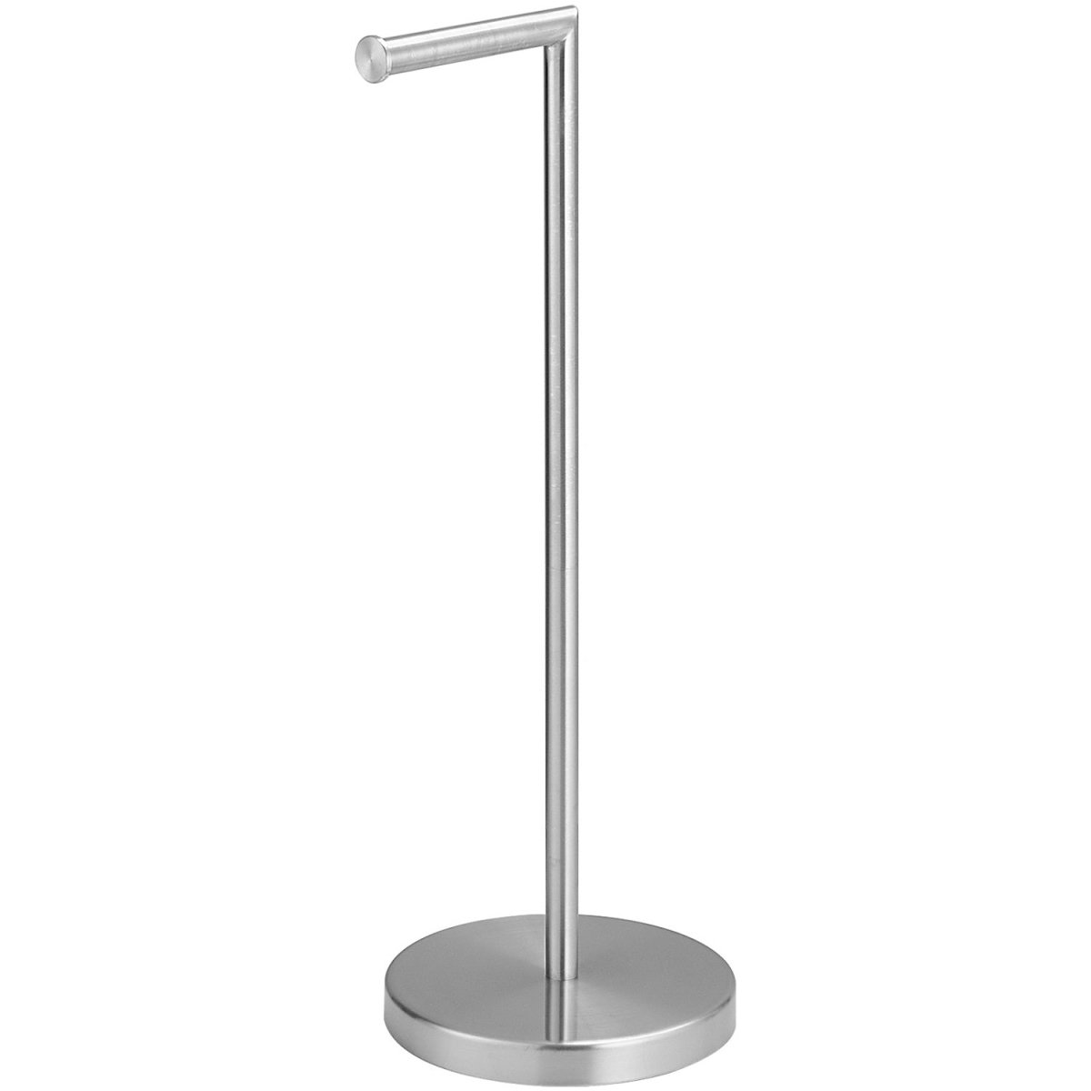 Bathroom Freestanding Toilet Paper Holder in Brushed Nickel