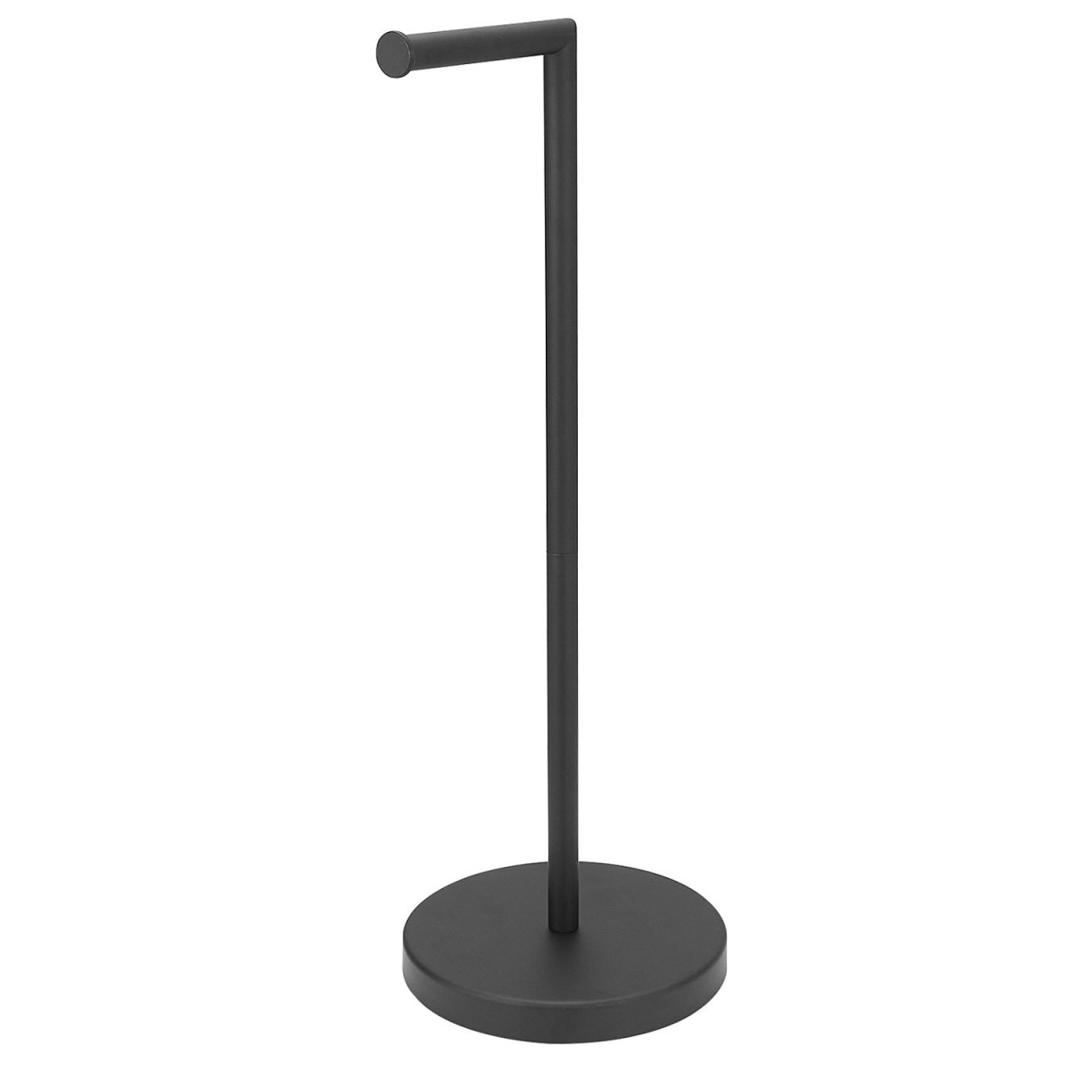 Bathroom Freestanding Toilet Paper Holder in Matte Black