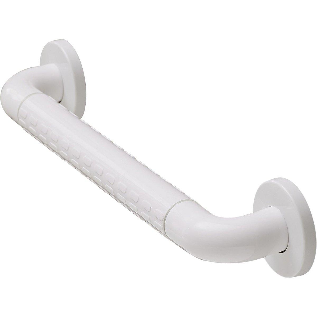 Concealed Screw Grab Bar with Secure Mount in White 17.91"