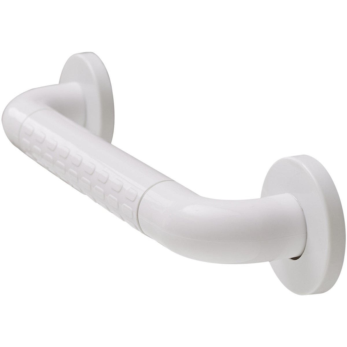 Concealed Screw Grab Bar with Secure Mount in White 14.96"