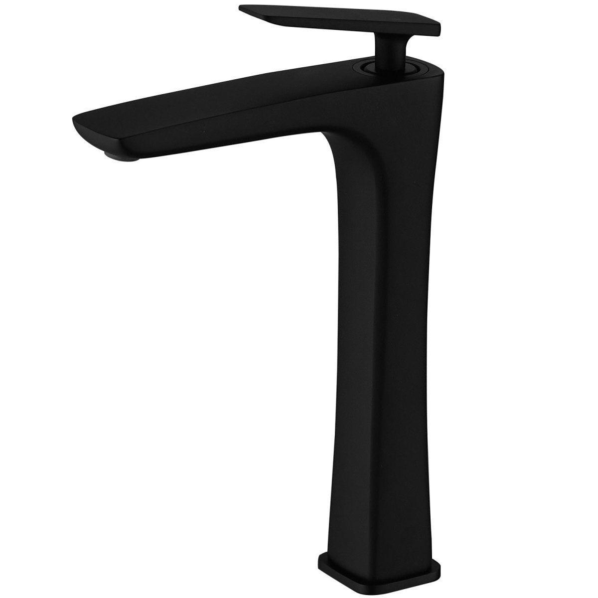 Single Handle Tall Bowl Bathroom Vessel Sink Faucet Black