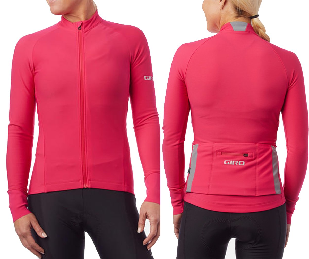 Giro Chrono Thermal Long Sleeve Road Jersey - Womens - Pink