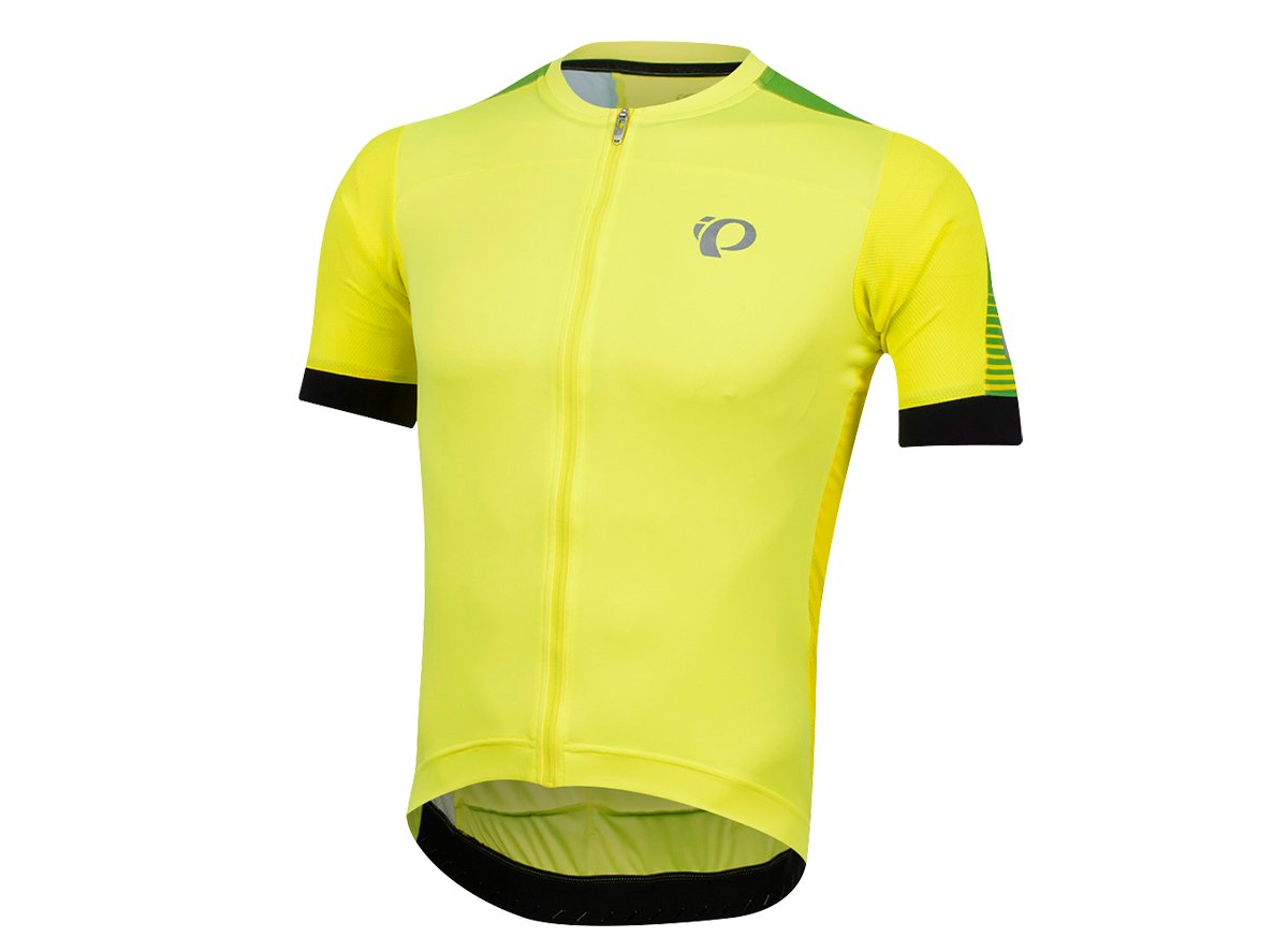 Pearl Izumi Elite Pursuit Speed Short Sleeve Road Jersey - Screaming Yellow Diffuse