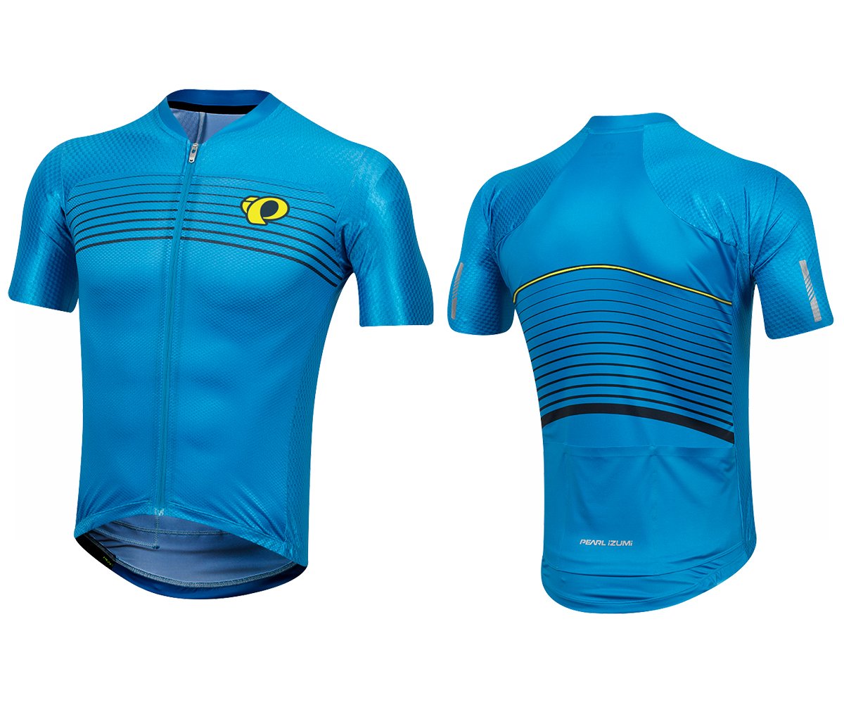 Pearl Izumi PRO Pursuit Speed Short Sleeve Road Jersey - Atomic Blue Diffuse