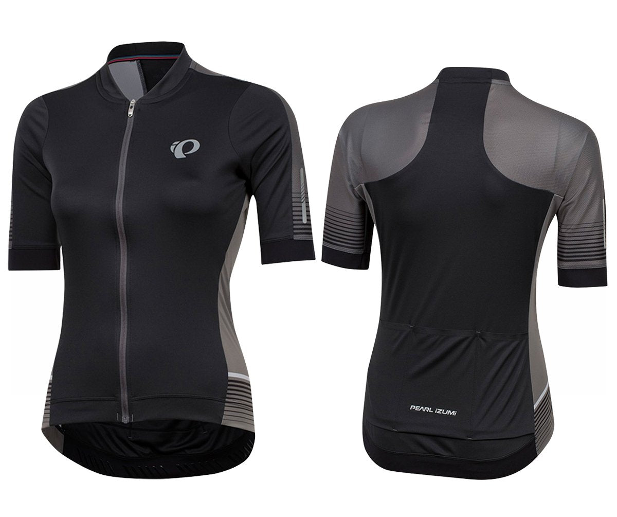 Pearl Izumi Elite Pursuit Speed Short Sleeve Road Jersey - Womens - Black Diffuse