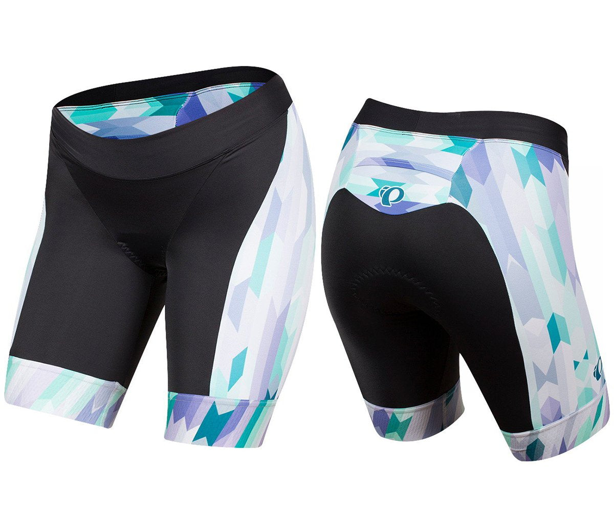 Pearl Izumi Elite Graphic Tri Short - Womens - Lavender-Breeze Quartz