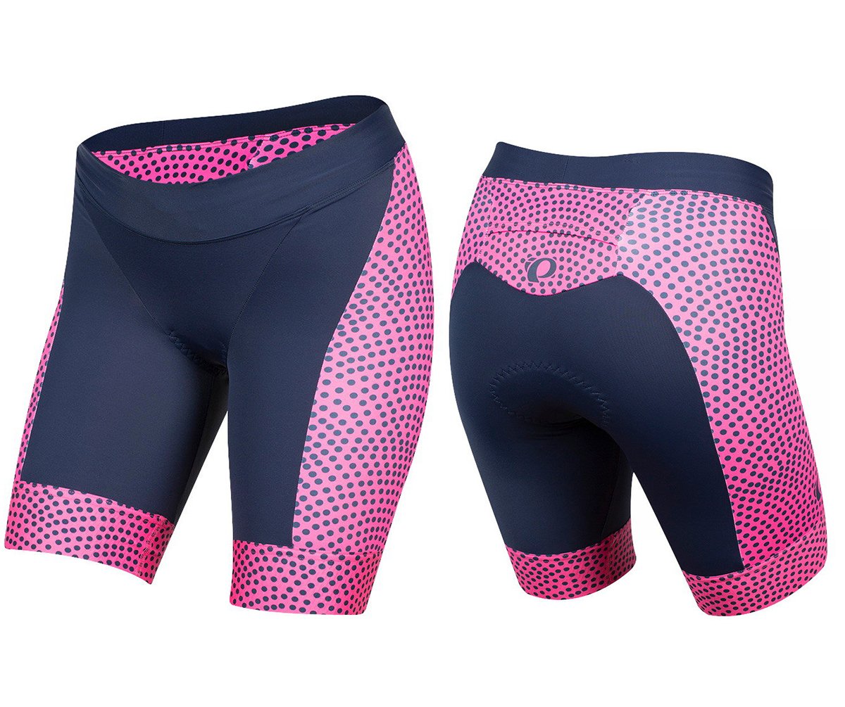 Pearl Izumi Elite Graphic Tri Short - Womens - Pink Glo-Navy Kimono