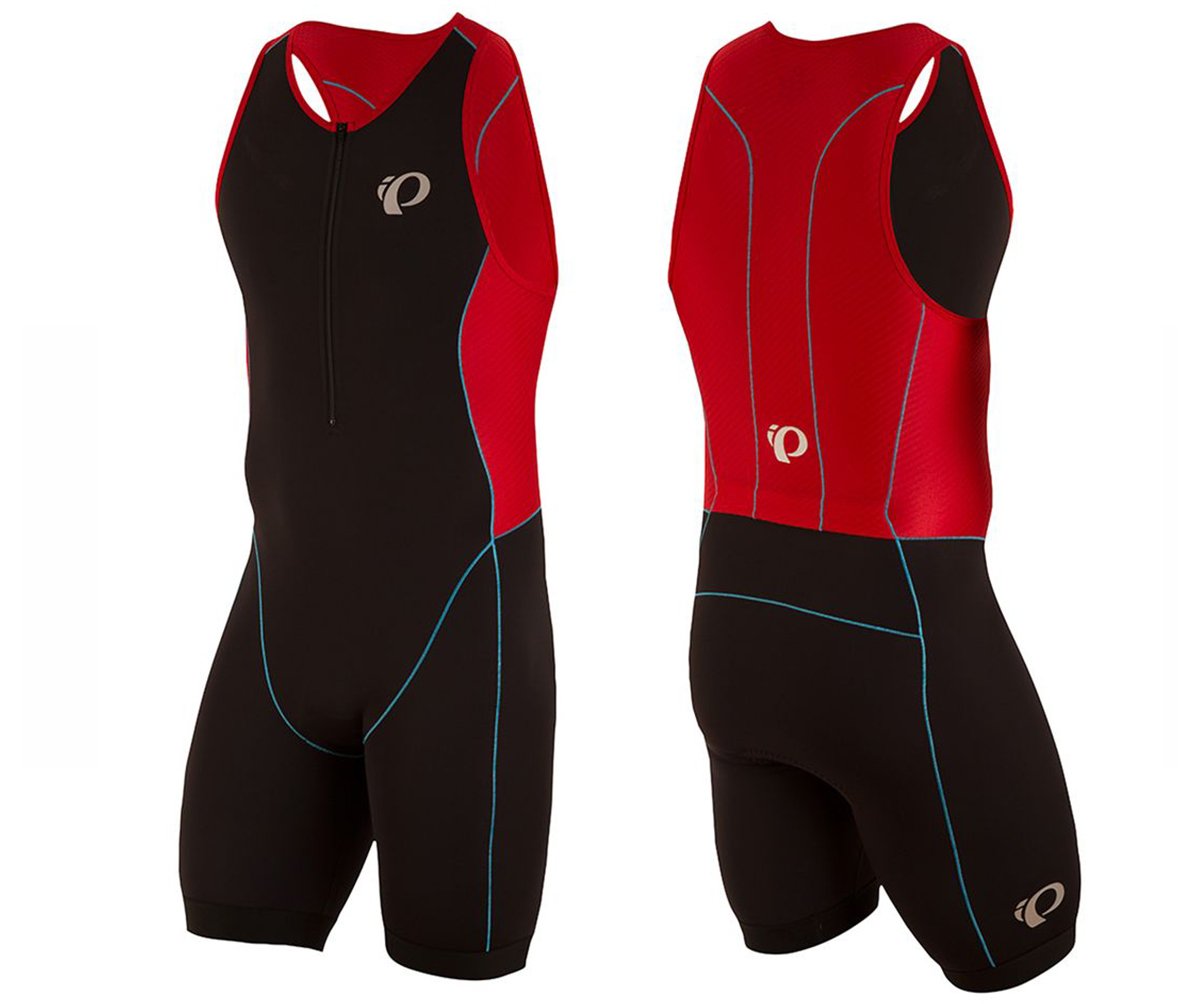 Pearl Izumi Elite Pursuit TRI Suit - Black-True Red