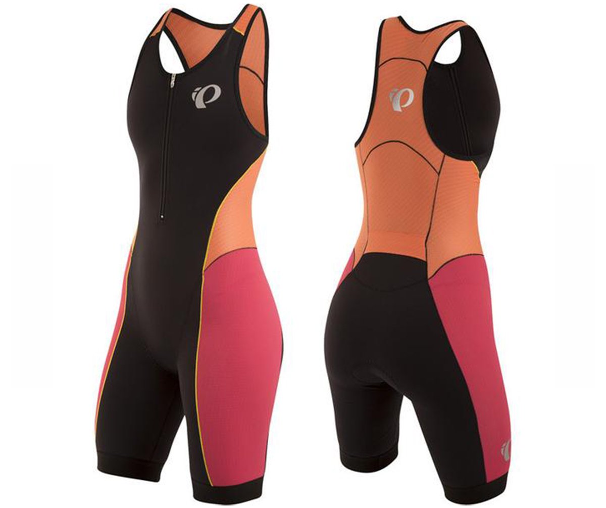 Pearl Izumi Elite Pursuit TRI Suit - Womens - Black-Clementine