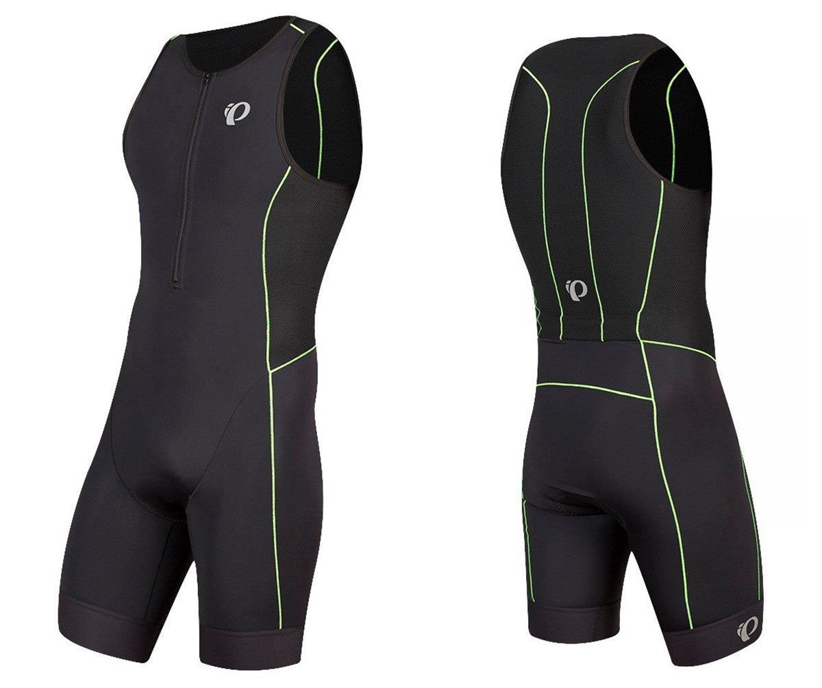 Pearl Izumi Elite Tri Suit - Black-Screaming Green