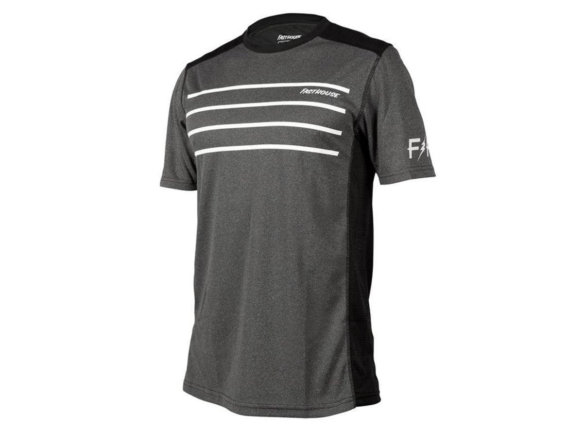 Fasthouse Classic Cartel Short Sleeve MTB Jersey - Heather Charcoal