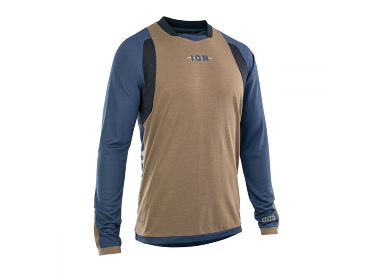 ION Scrub AMP Long Sleeve MTB Jersey - Indigo Dawn - 2021