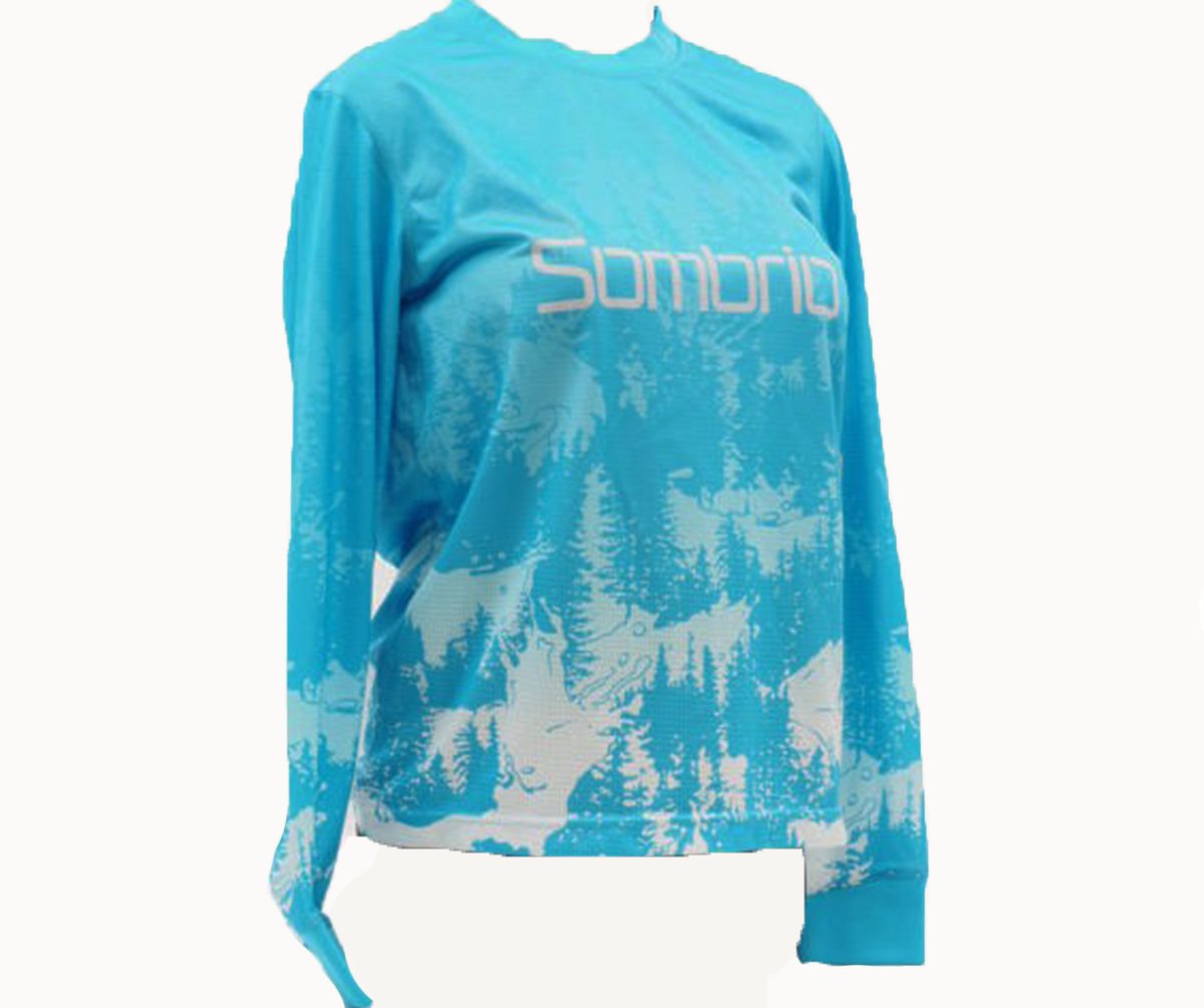 Sombrio Cascadia Long Sleeve MTB Jersey - Womens - Blue