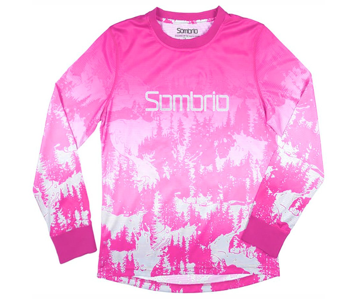 Sombrio Cascadia Long Sleeve MTB Jersey - Womens - Pink