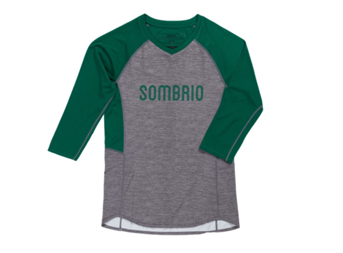 Sombrio Vista Long Sleeve MTB Jersey - Womens - Evergreen Heather