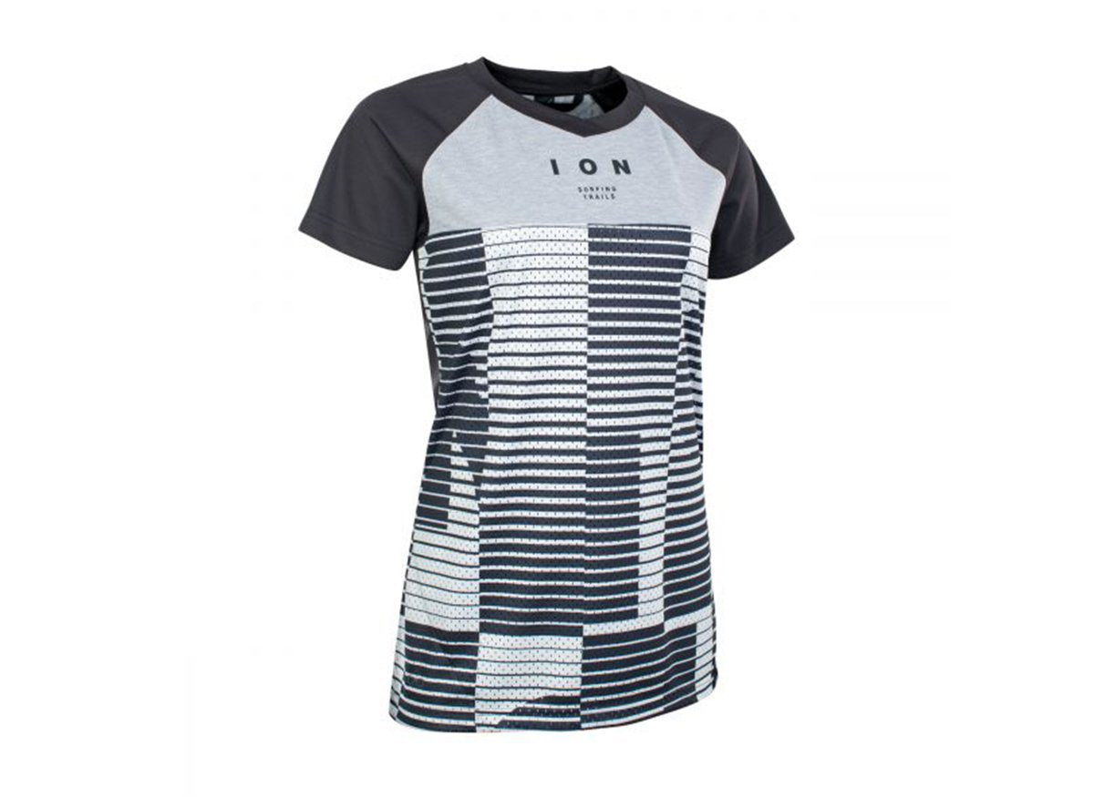 ION Scrub AMP Mesh_ine Short Sleeve MTB Jersey - Womens - Black - 2021