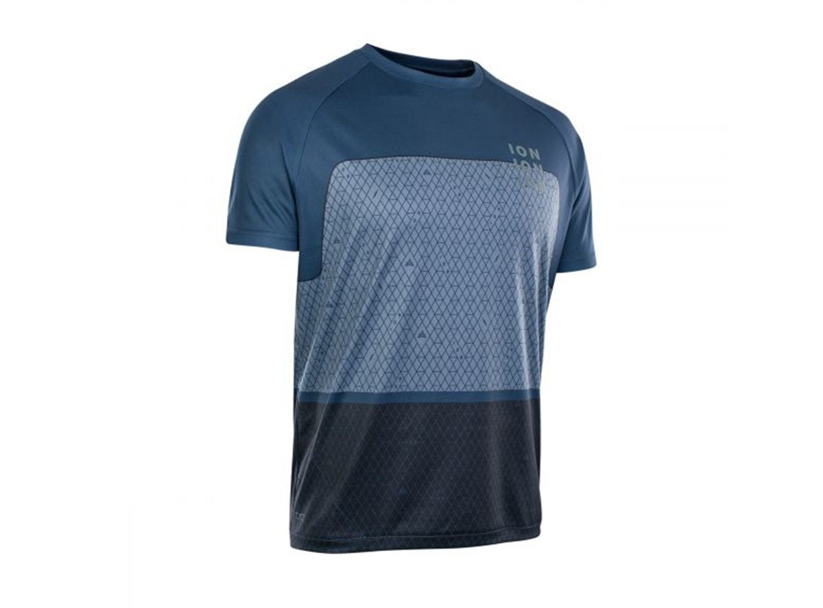 ION Traze AMP Short Sleeve MTB Jersey - Indigo Dawn - 2021