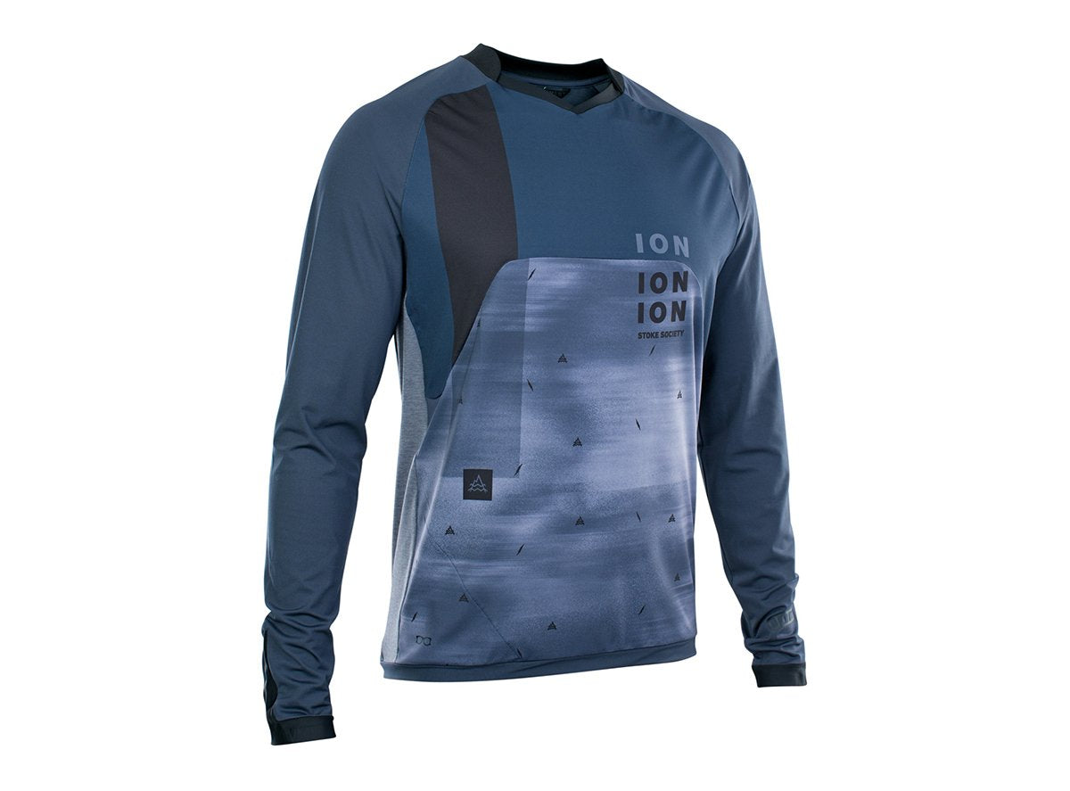 ION Traze Vent Long Sleeve MTB Jersey - Indigo Dawn - 2021