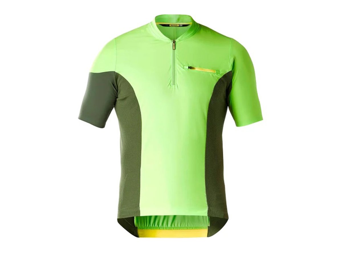 Mavic XA Pro Short Sleeve MTB Jersey - Lime Green-Chive